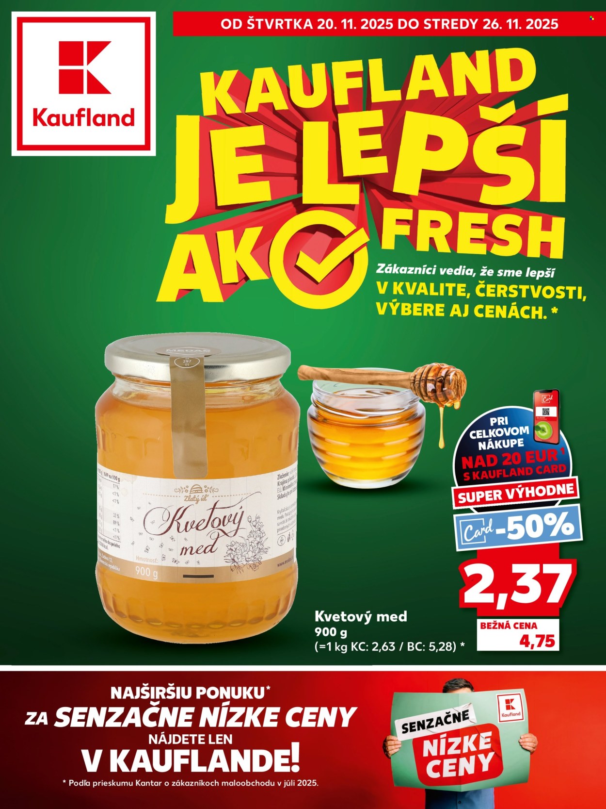 Leták Kaufland - 20.11.2025 - 26.11.2025. Strana 1
