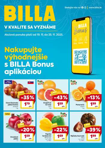 Leták Billa - 19.11.2025 - 25.11.2025.