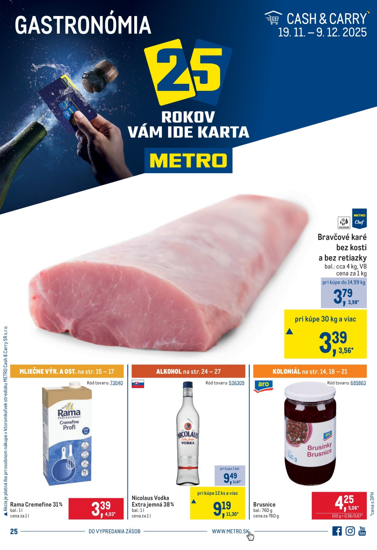 Leták Metro - 19.11.2025 - 9.12.2025. Strana 1