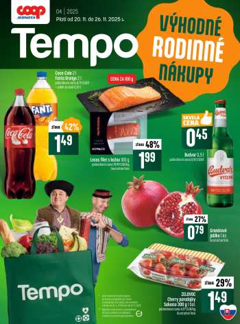Leták COOP Jednota - 20.11.2025 - 26.11.2025.