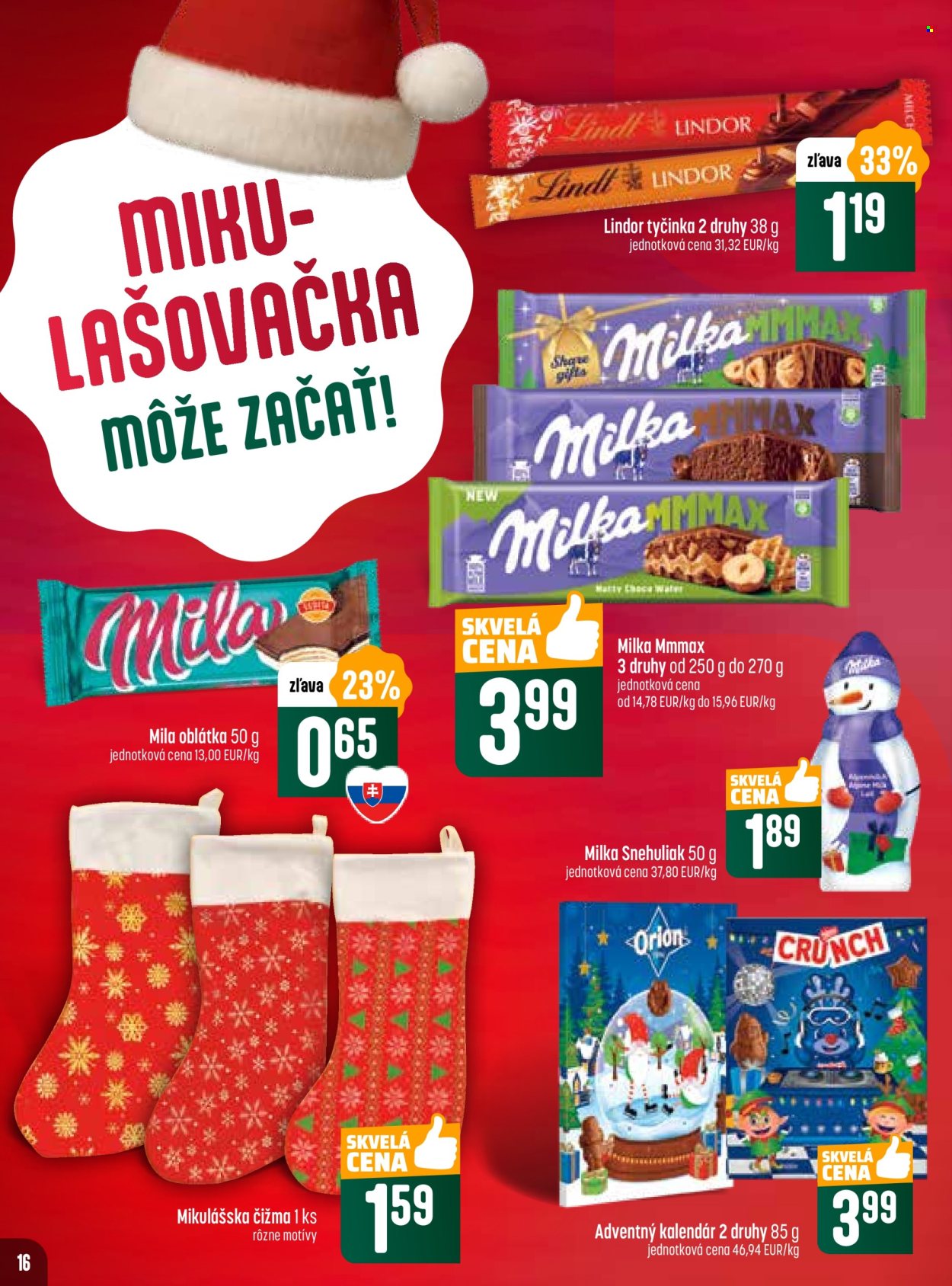 Leták COOP Jednota - 20.11.2025 - 26.11.2025. Strana 16