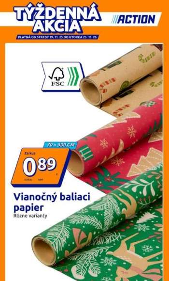 Leták Action - 19.11.2025 - 25.11.2025.