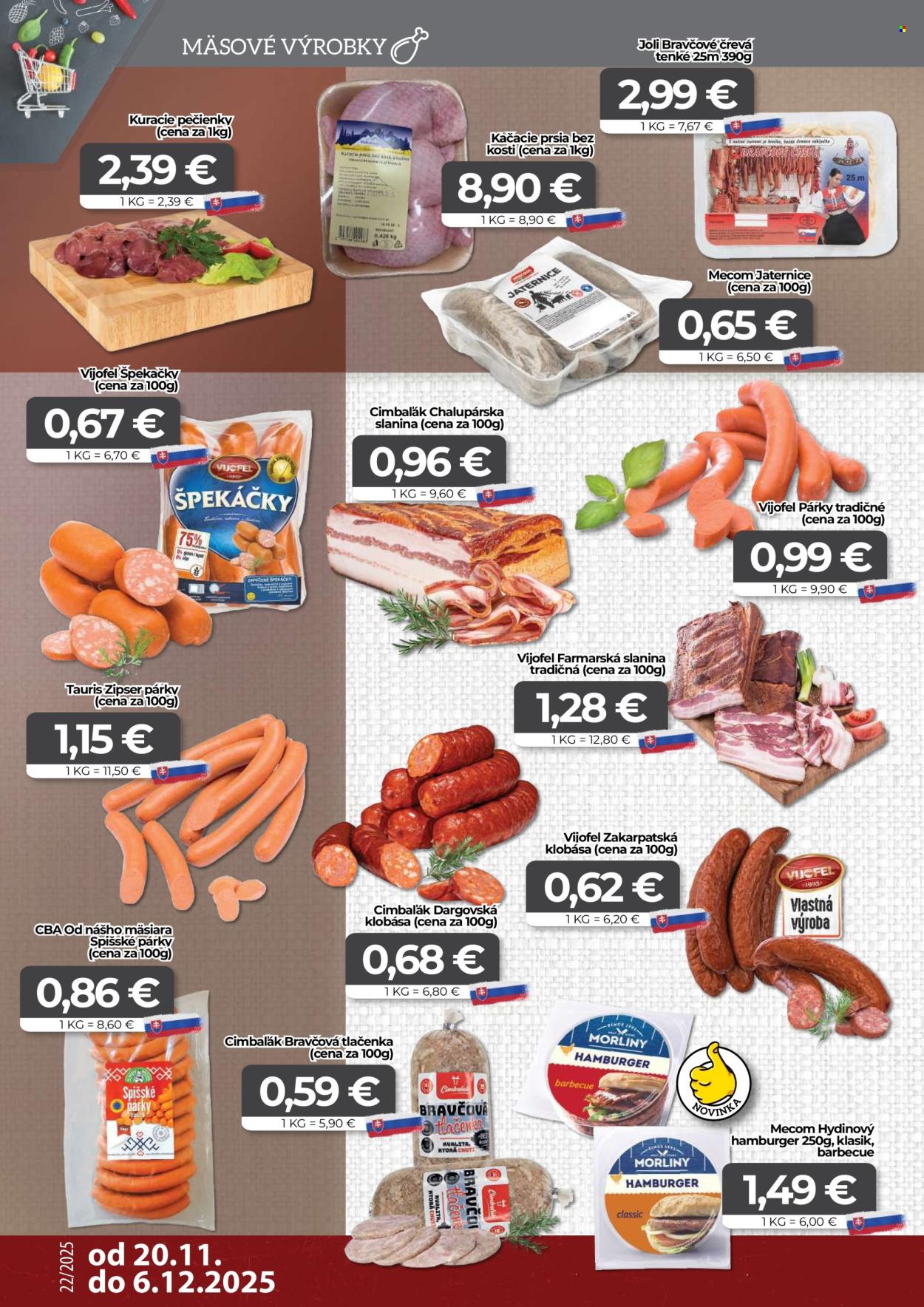 Leták CBA Komfos - 20.11.2025 - 6.12.2025. Strana 2