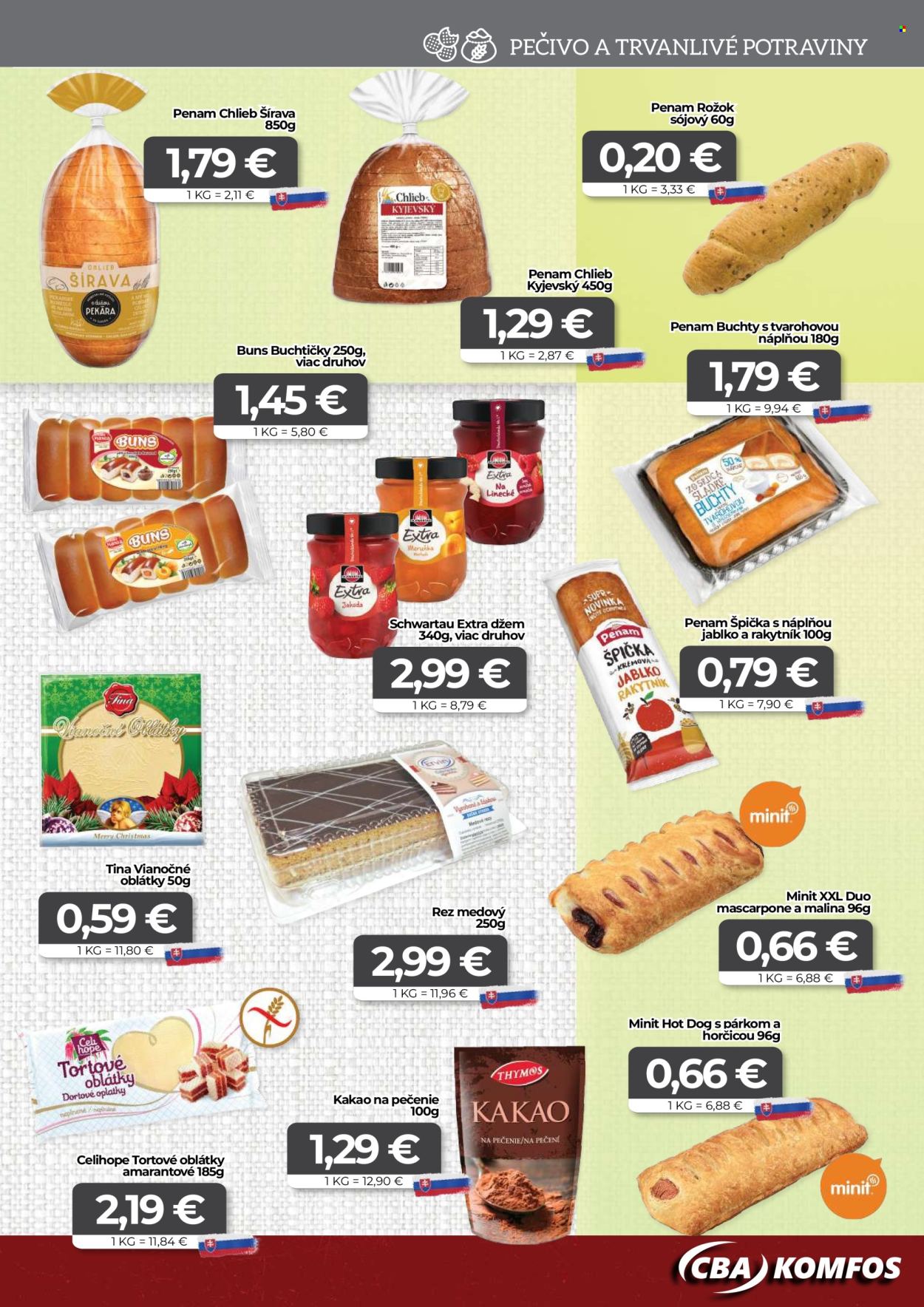 Leták CBA Komfos - 20.11.2025 - 6.12.2025. Strana 9