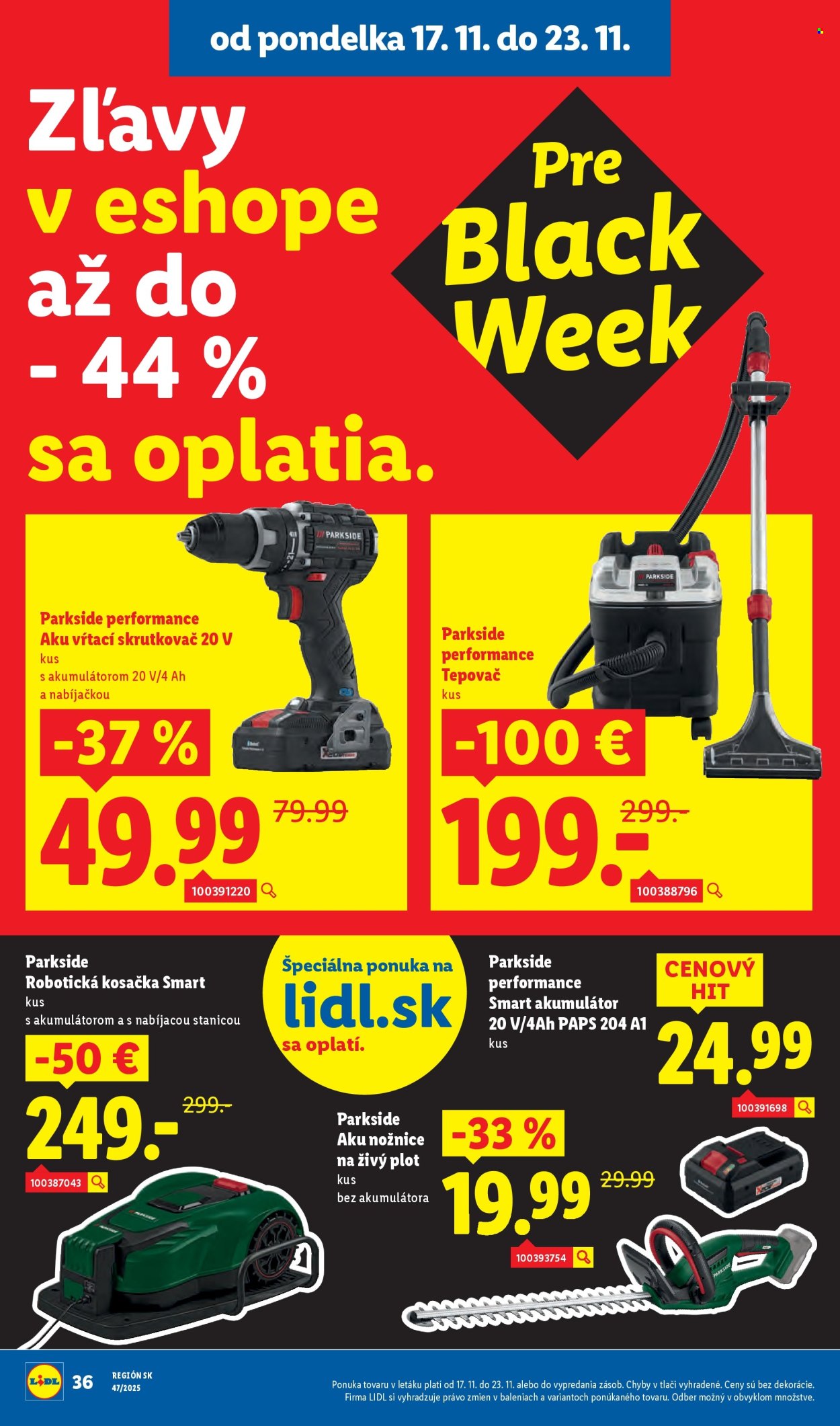 Leták Lidl - 20.11.2025 - 23.11.2025. Strana 92