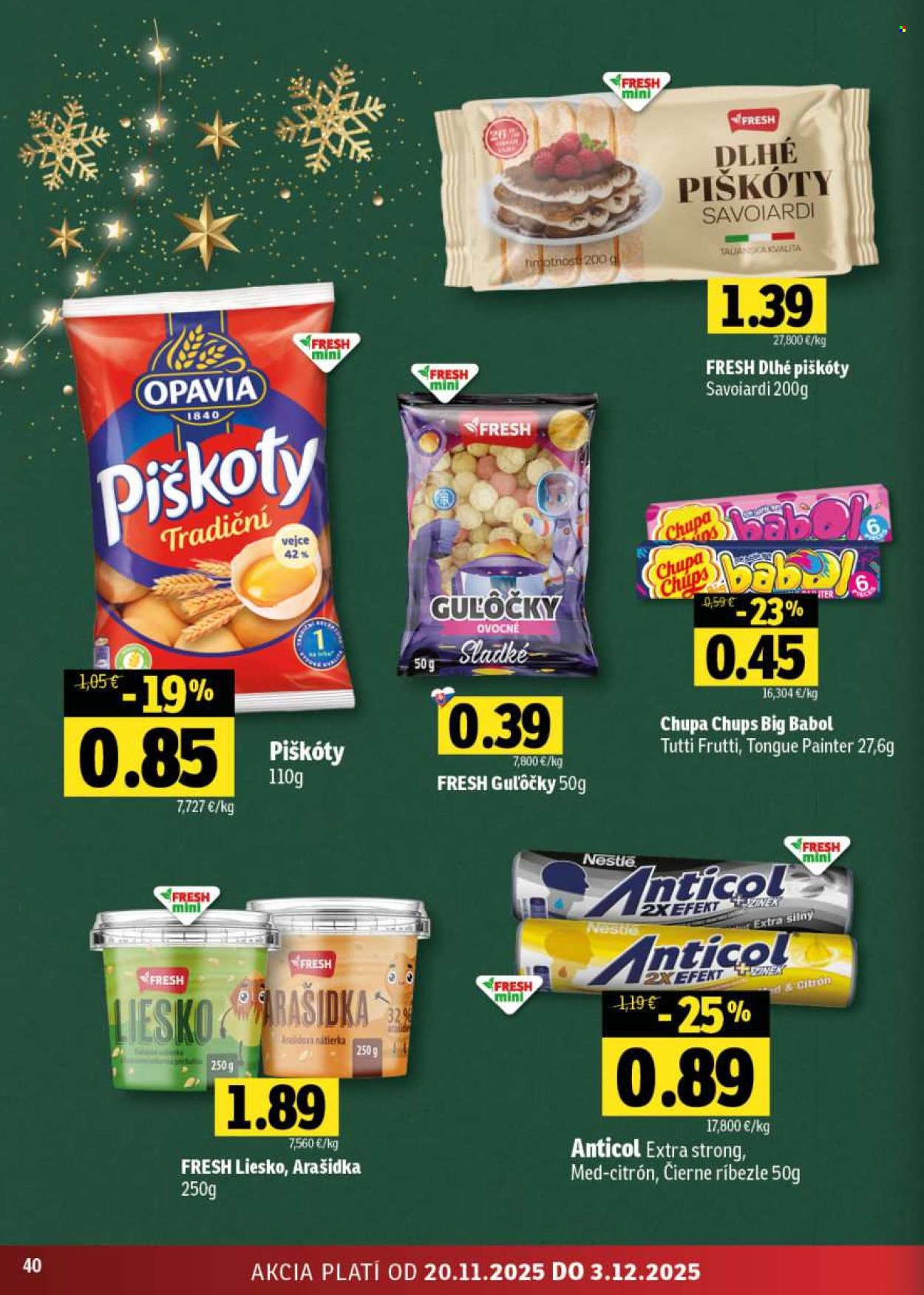 Leták FRESH - 20.11.2025 - 3.12.2025. Strana 40