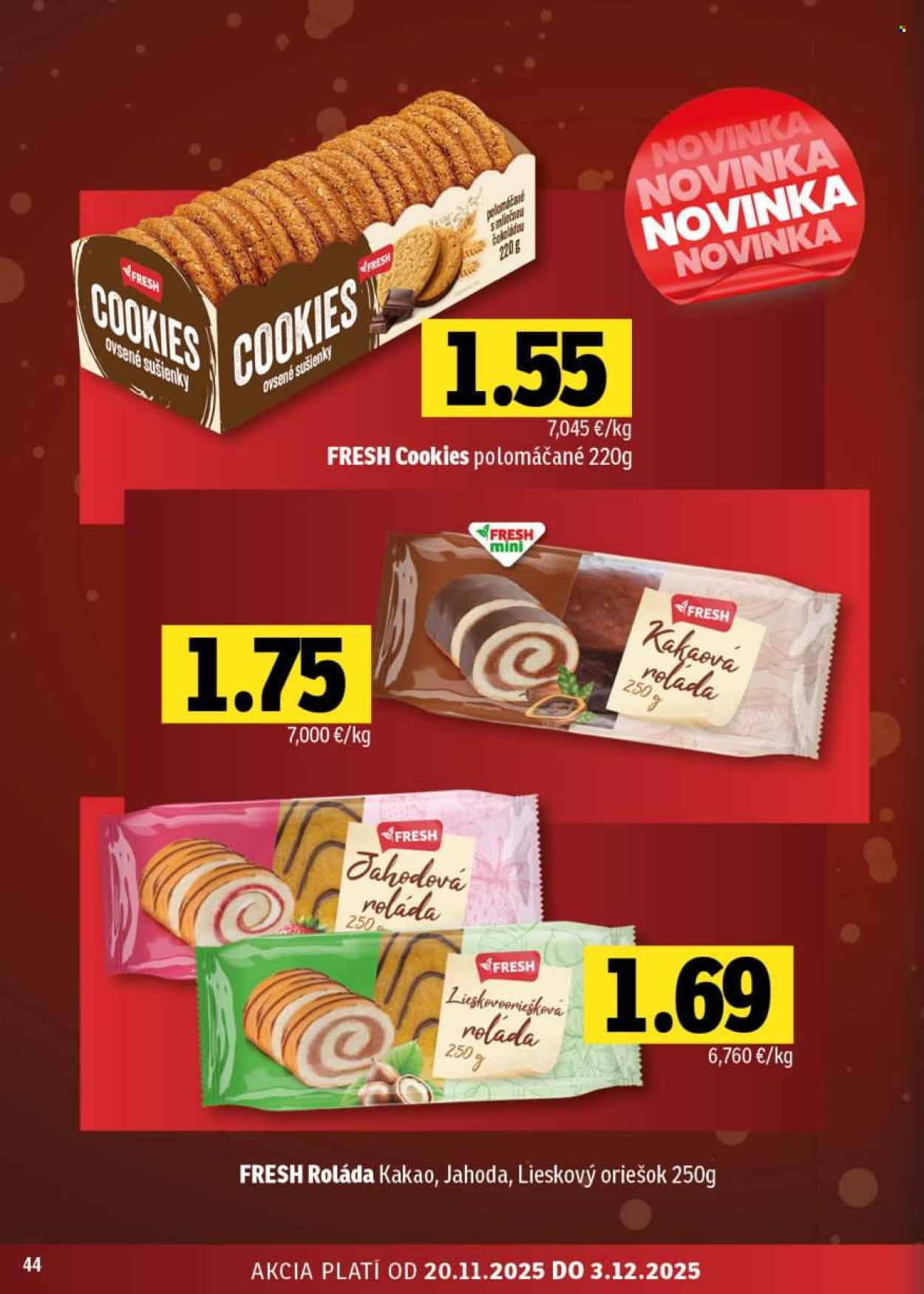 Leták FRESH - 20.11.2025 - 3.12.2025. Strana 44