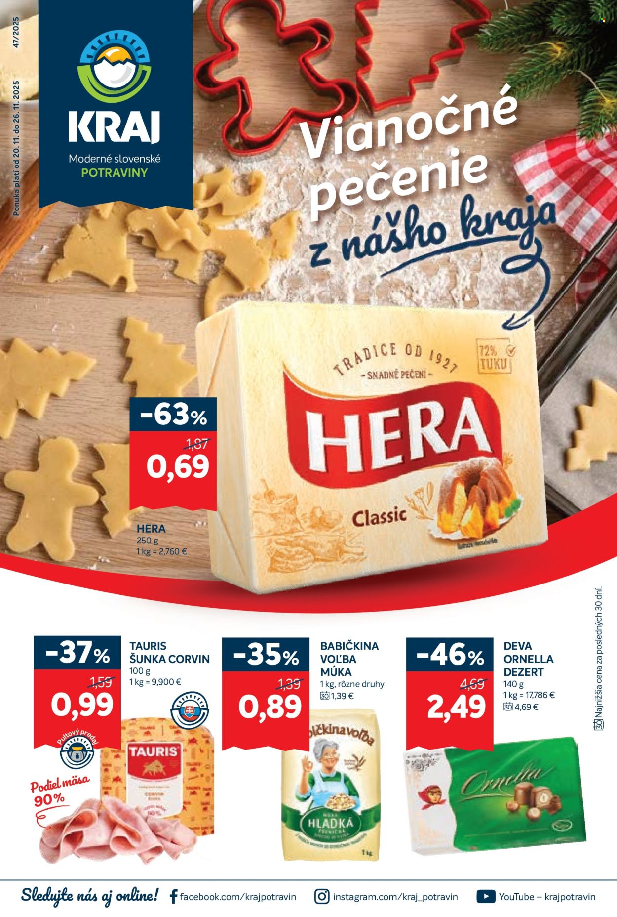 Leták Kraj - 20.11.2025 - 26.11.2025. Strana 1
