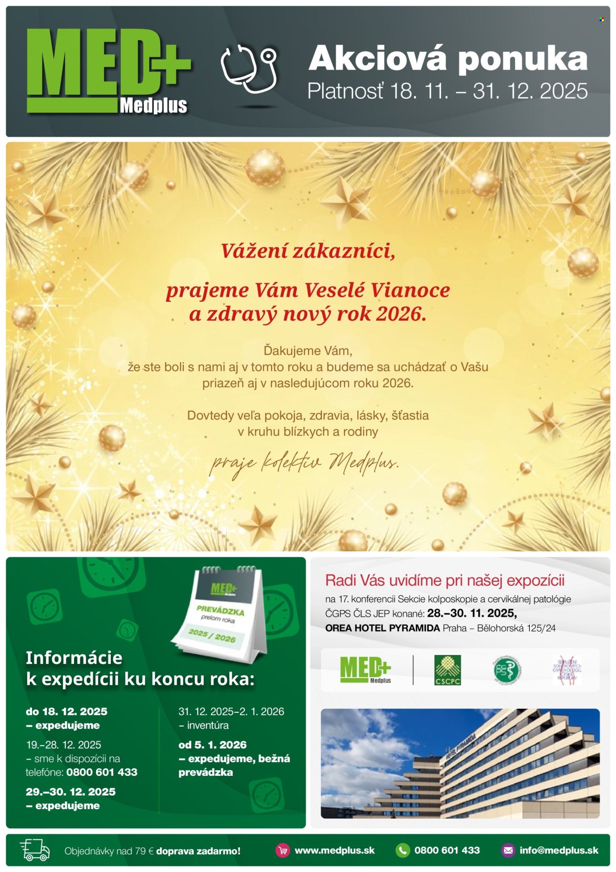 Leták Medplus - 18.11.2025 - 31.12.2025. Strana 1