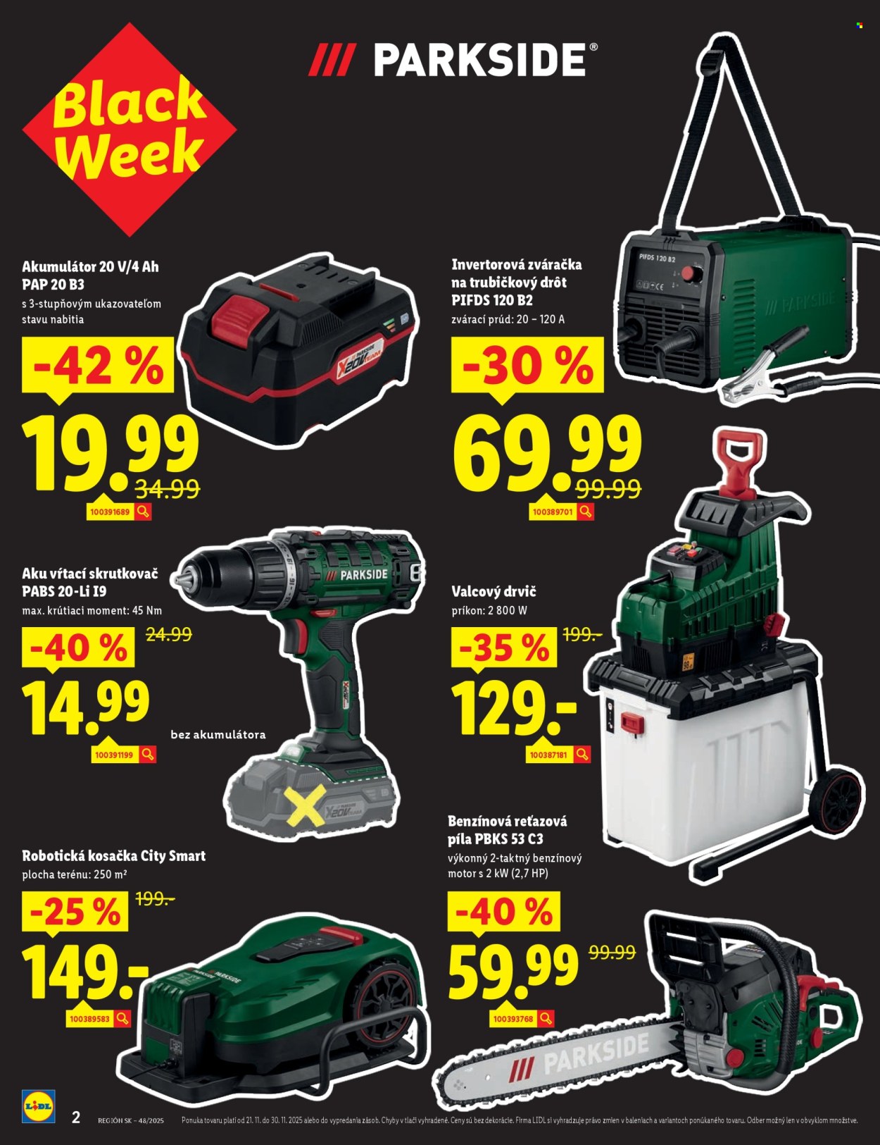 Leták Lidl - 21.11.2025 - 30.11.2025. Strana 2
