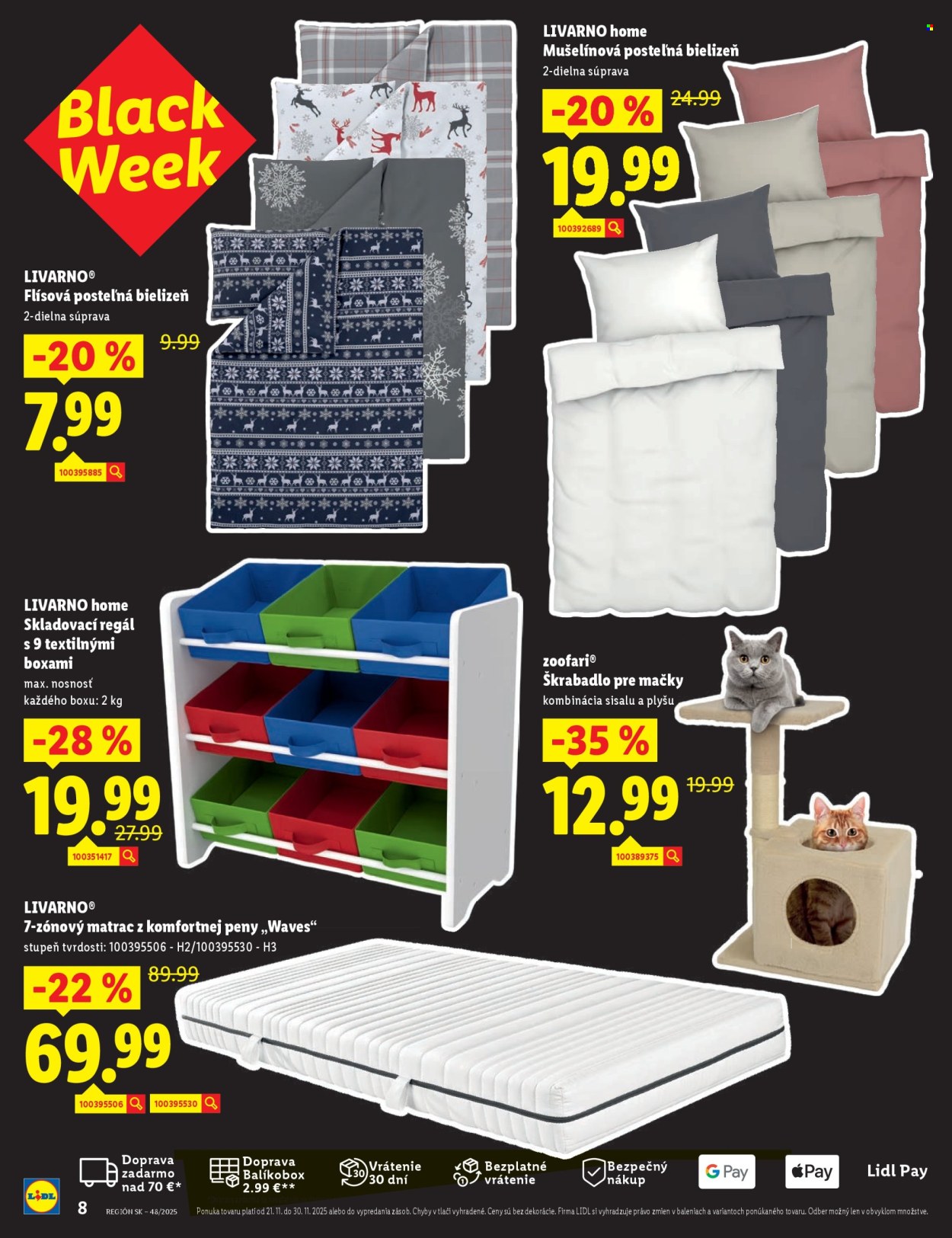 Leták Lidl - 21.11.2025 - 30.11.2025. Strana 8