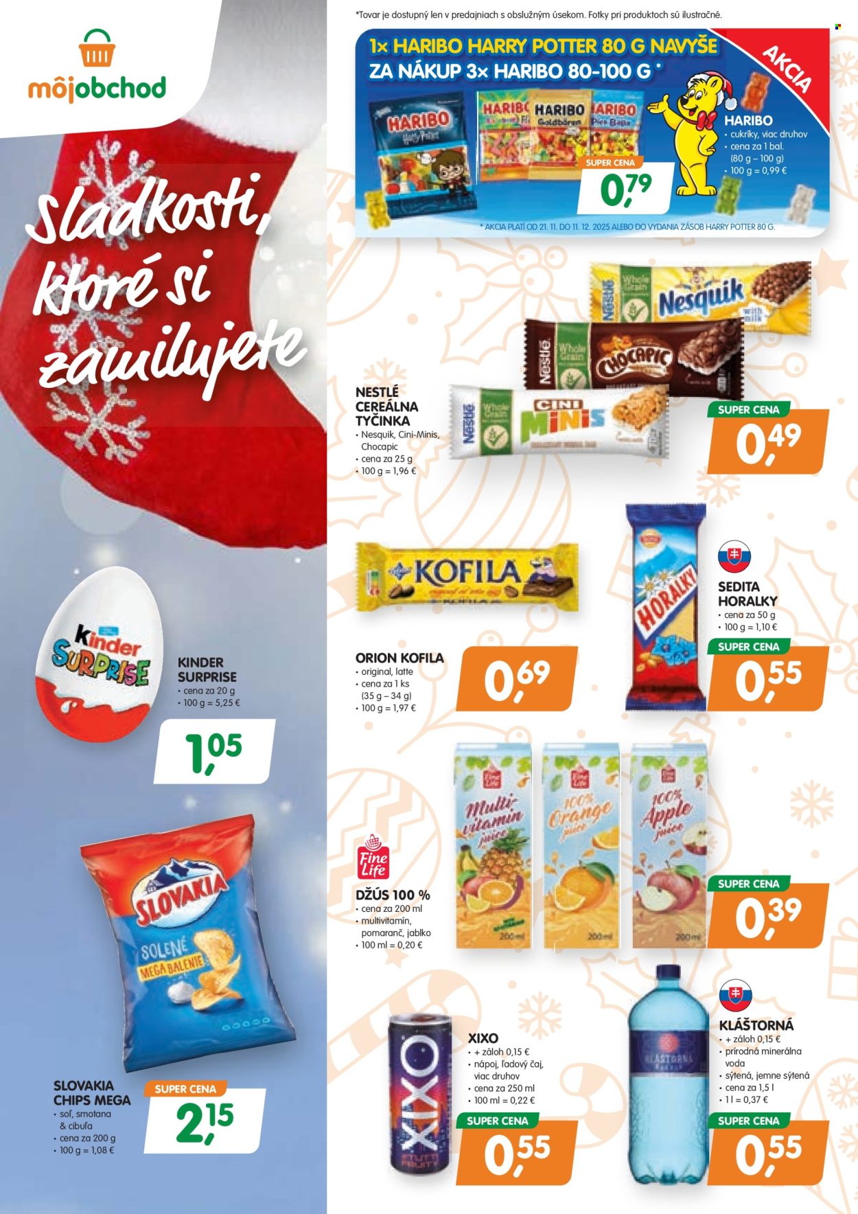 Leták Môj obchod - 21.11.2025 - 11.12.2025. Strana 2