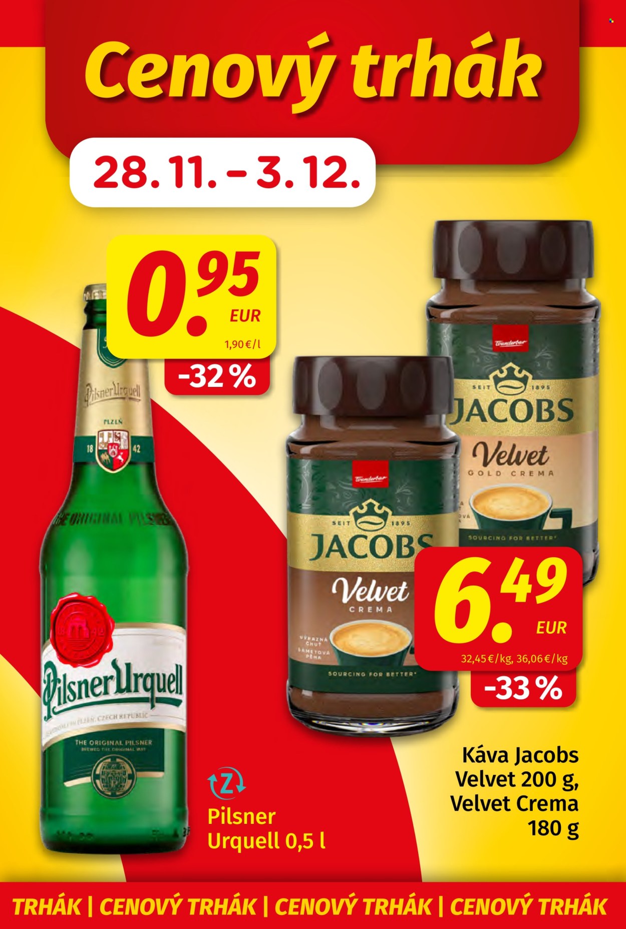 Leták Potraviny KORUNA - 21.11.2025 - 3.12.2025. Strana 3
