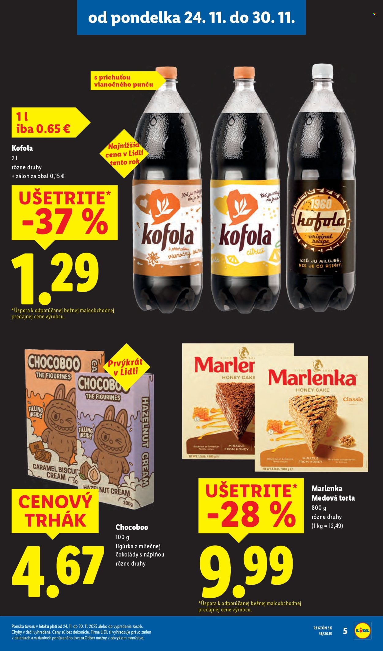 Leták Lidl - 24.11.2025 - 30.11.2025. Strana 5