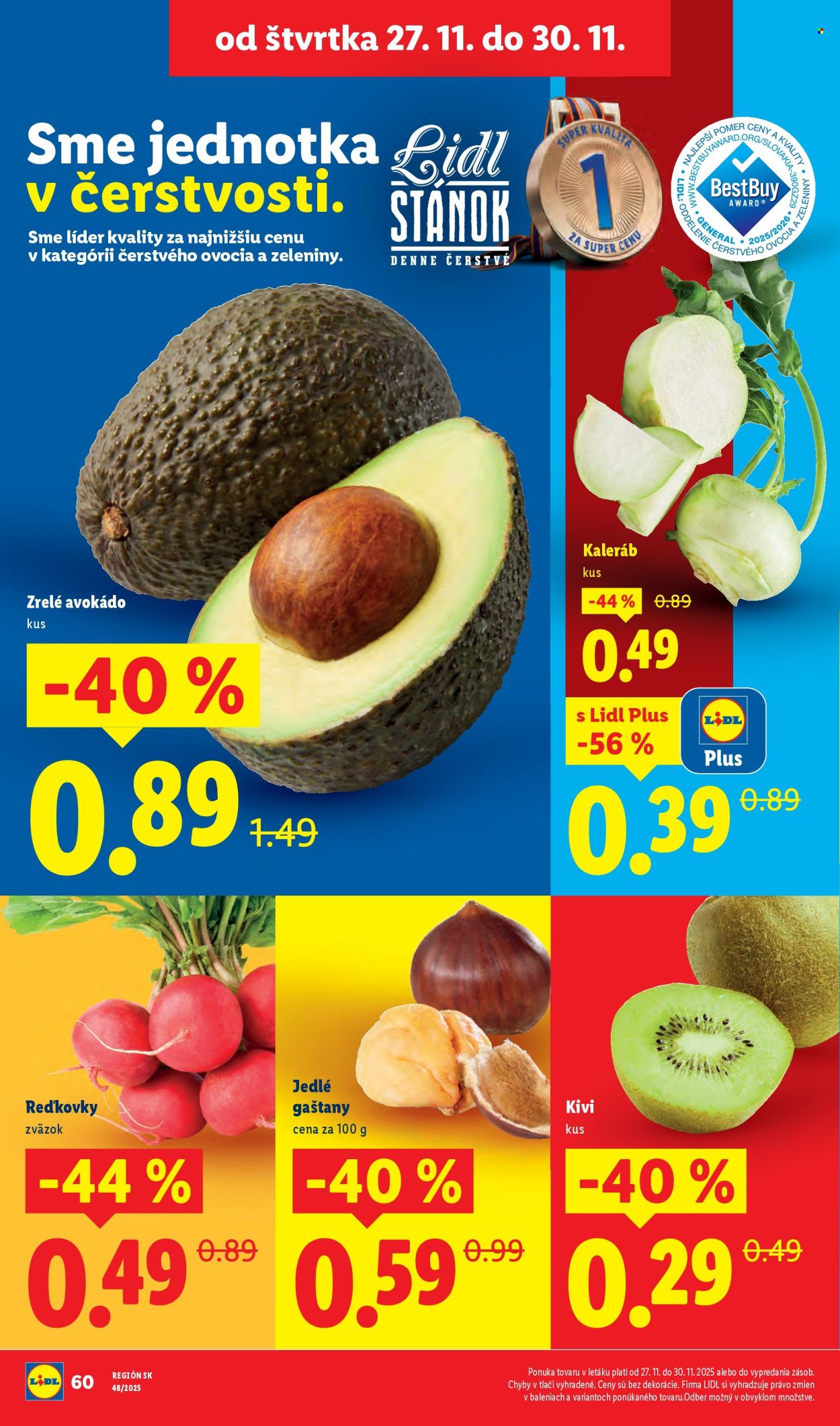 Leták Lidl - 24.11.2025 - 30.11.2025. Strana 60