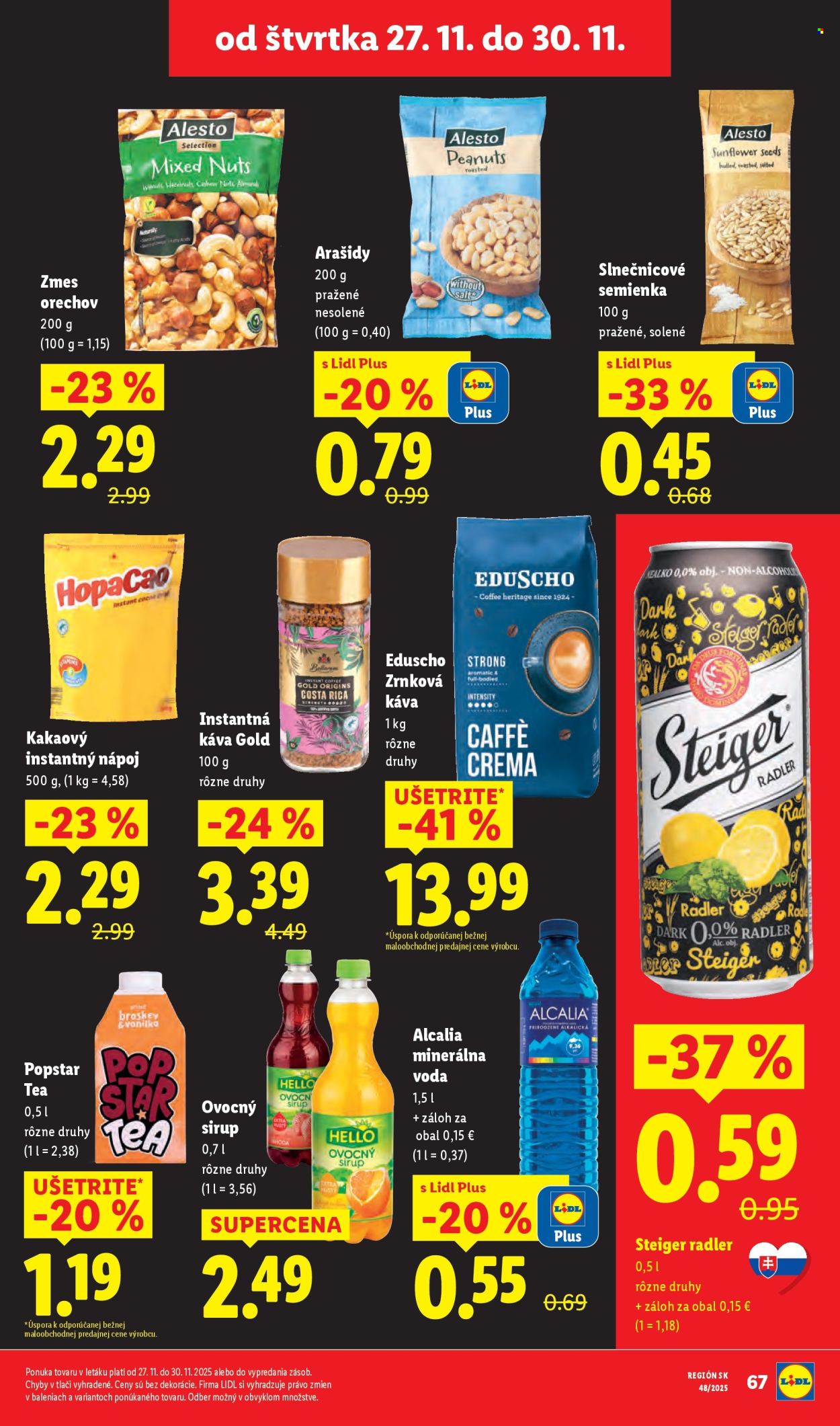 Leták Lidl - 24.11.2025 - 30.11.2025. Strana 67