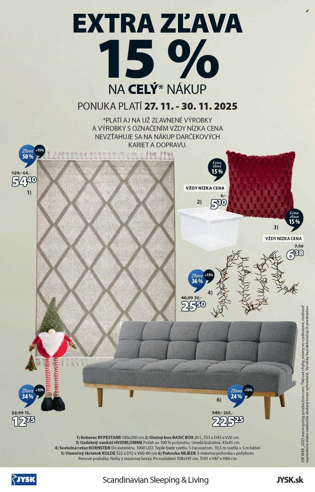 Leták JYSK - 24.11.2025 - 23.12.2025. Strana 17
