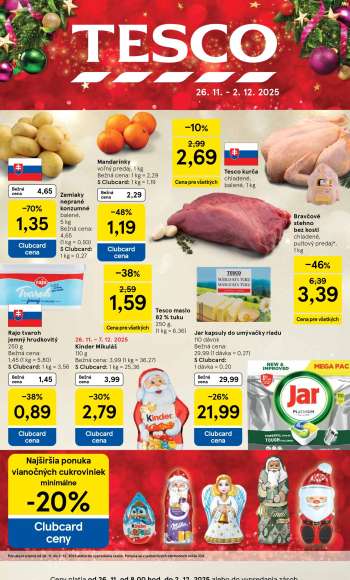 Leták TESCO - 26.11.2025 - 2.12.2025.