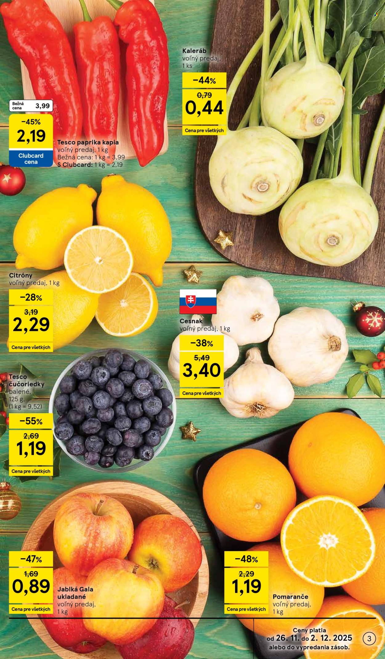 Leták TESCO - 26.11.2025 - 2.12.2025. Strana 3