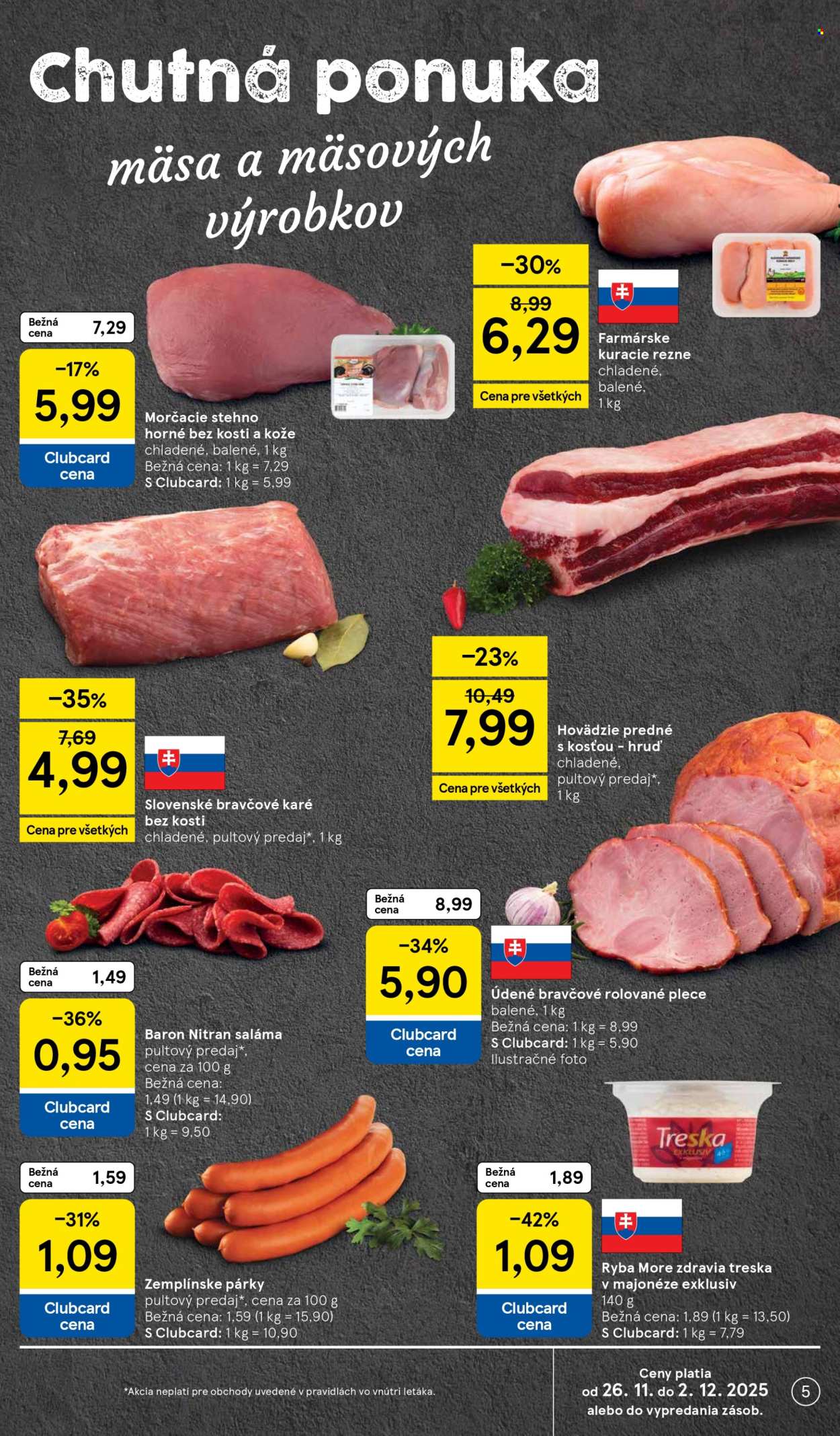 Leták TESCO - 26.11.2025 - 2.12.2025. Strana 5