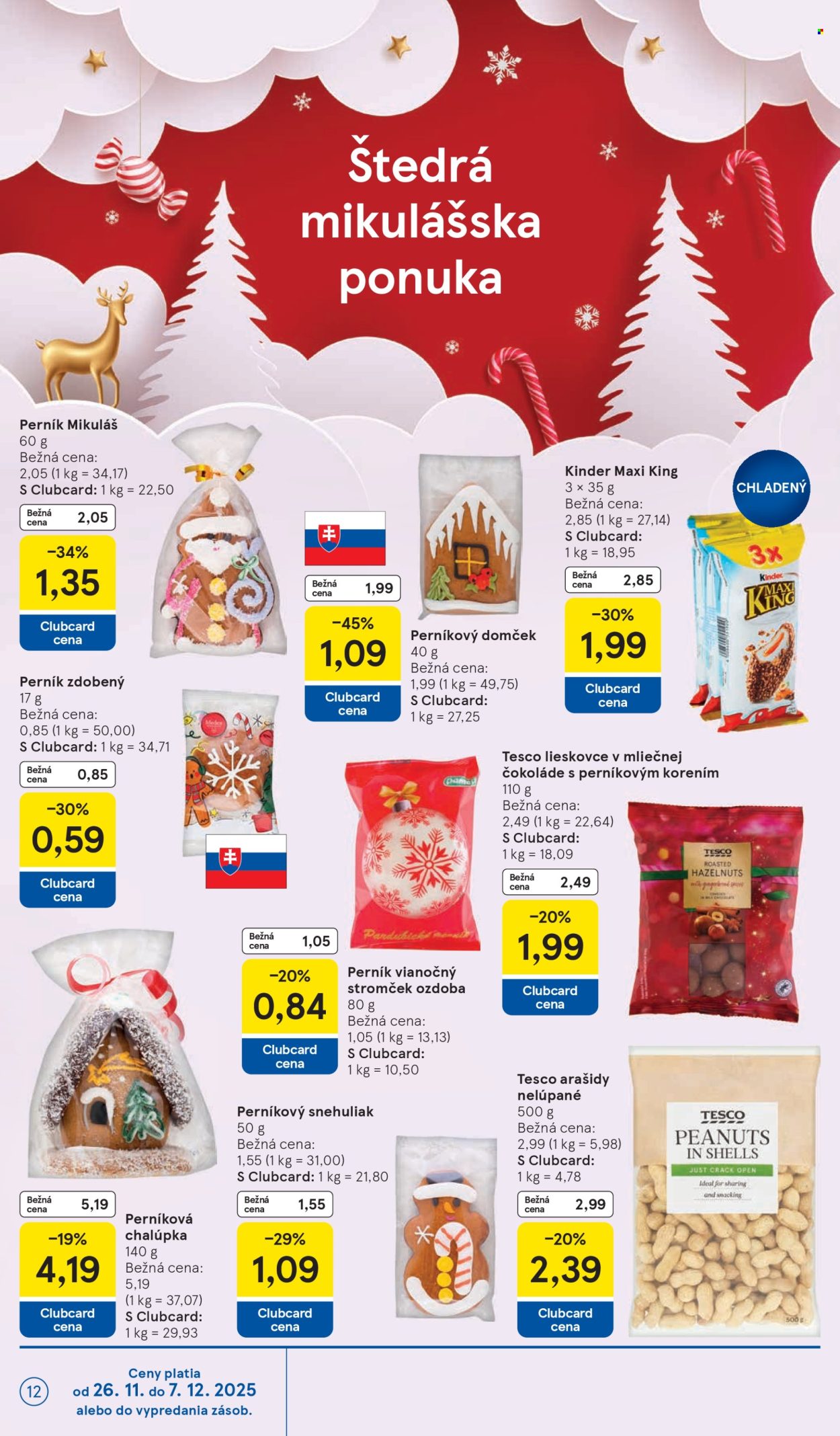Leták TESCO - 26.11.2025 - 2.12.2025. Strana 12