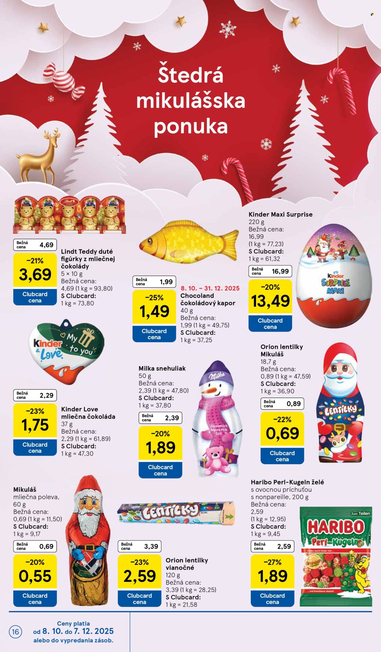 Leták TESCO - 26.11.2025 - 2.12.2025. Strana 16