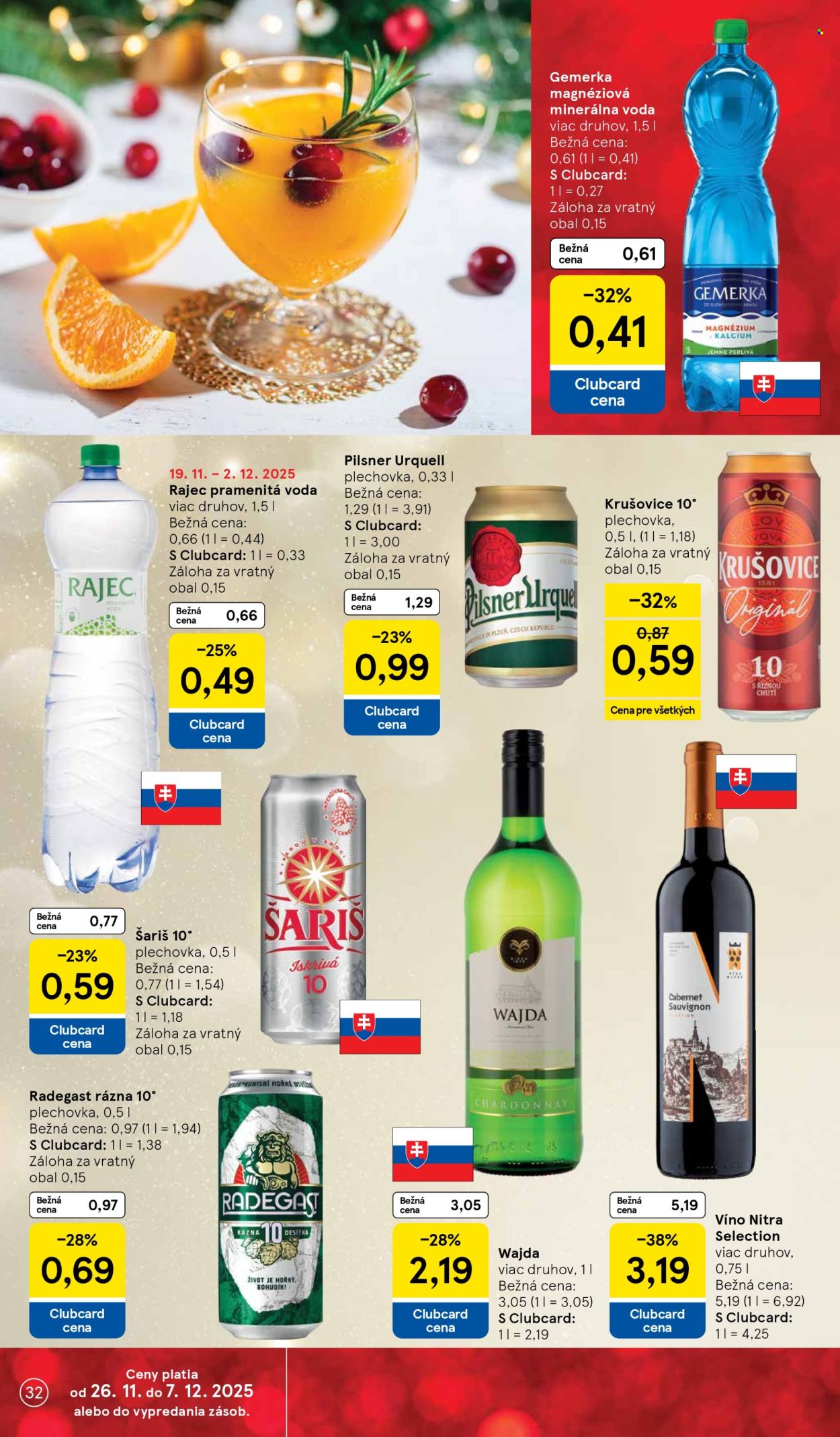 Leták TESCO - 26.11.2025 - 2.12.2025. Strana 32