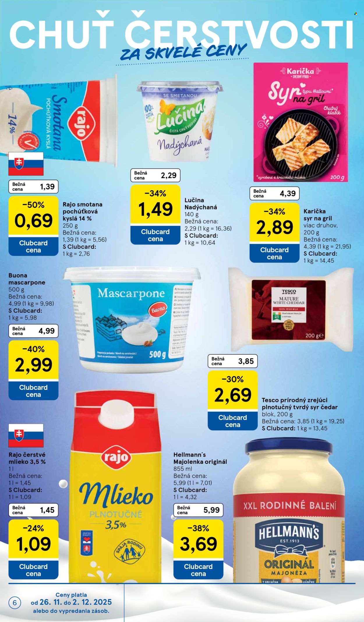 Leták TESCO supermarket - 26.11.2025 - 2.12.2025. Strana 6