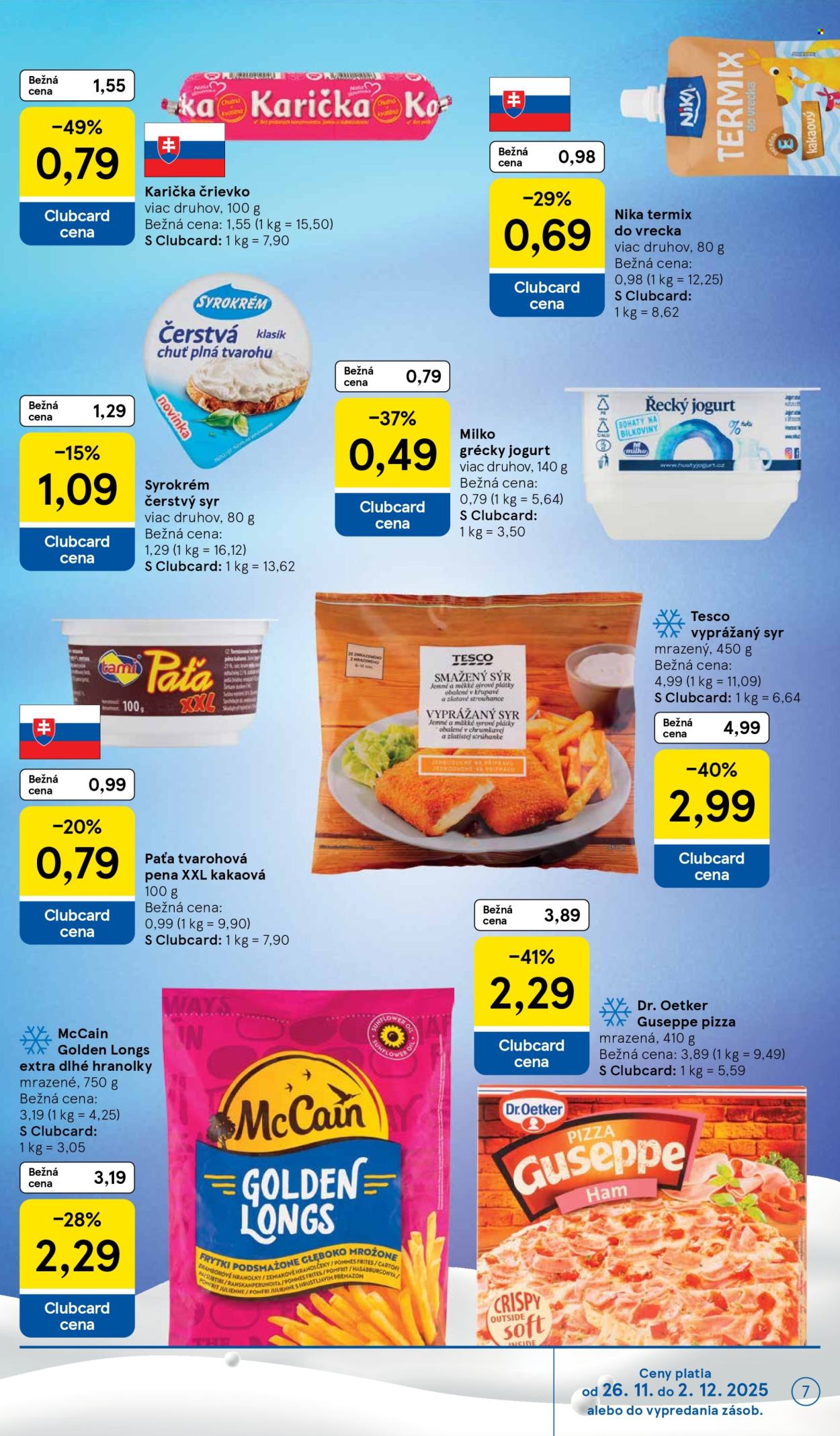 Leták TESCO supermarket - 26.11.2025 - 2.12.2025. Strana 7