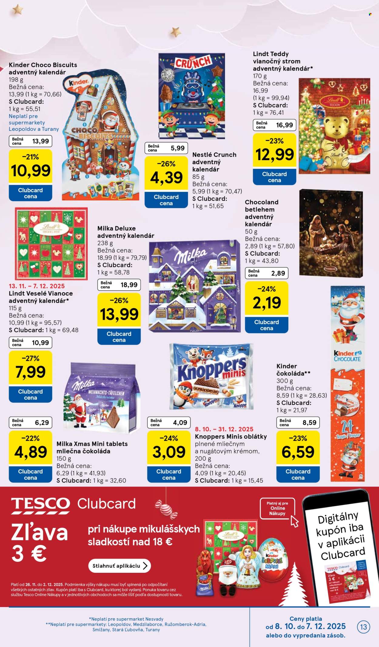 Leták TESCO supermarket - 26.11.2025 - 2.12.2025. Strana 13