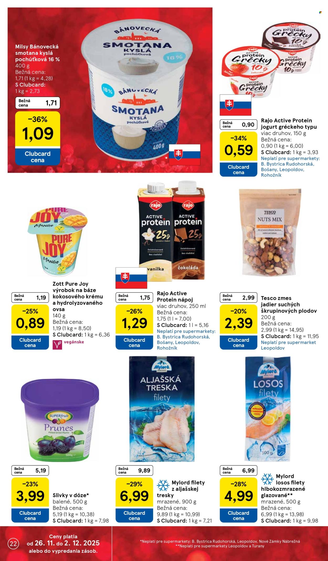 Leták TESCO supermarket - 26.11.2025 - 2.12.2025. Strana 22
