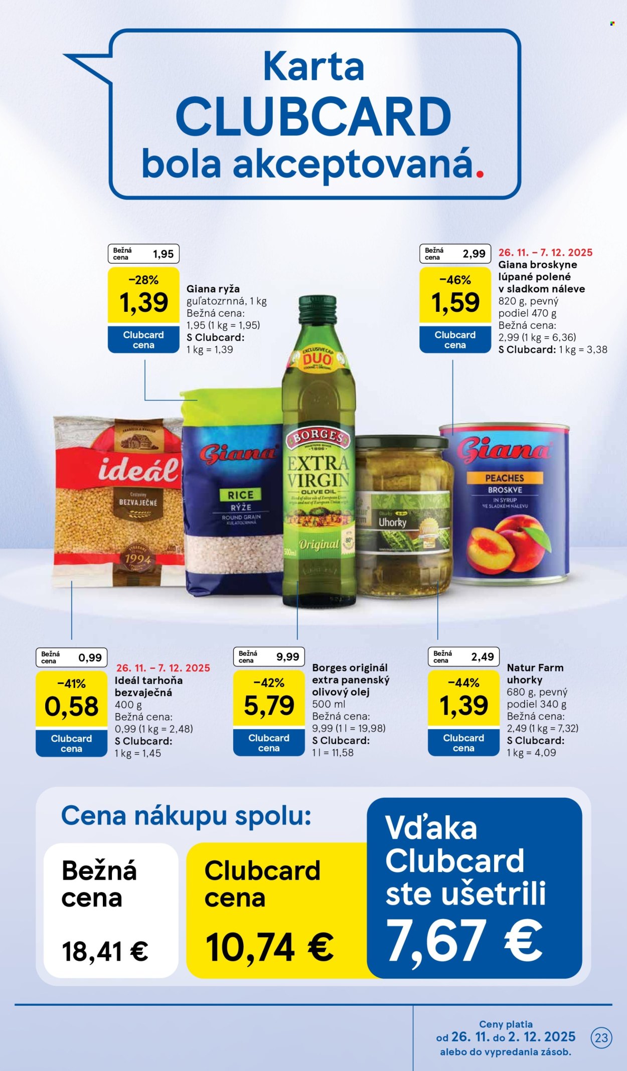 Leták TESCO supermarket - 26.11.2025 - 2.12.2025. Strana 23