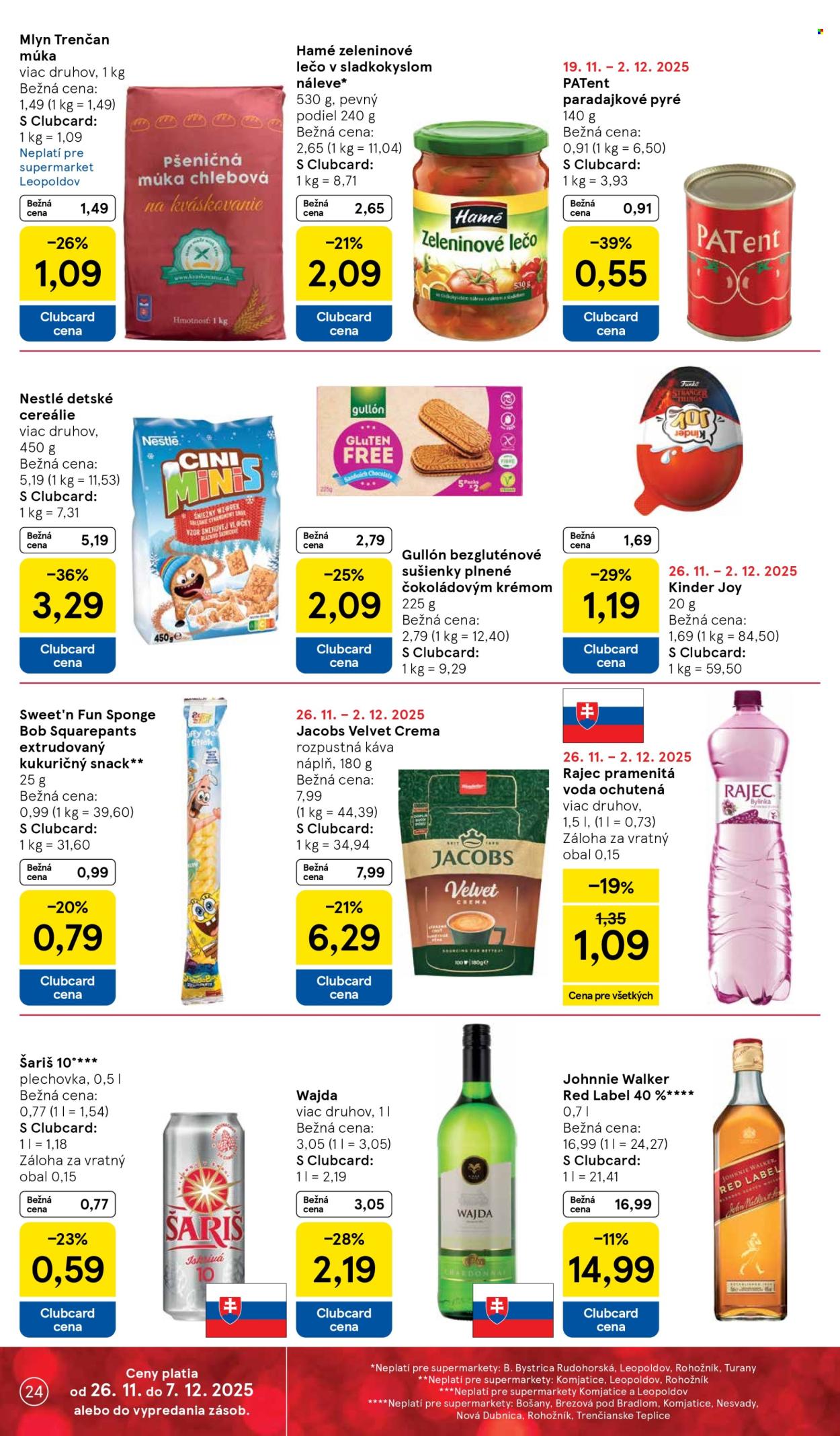 Leták TESCO supermarket - 26.11.2025 - 2.12.2025. Strana 24