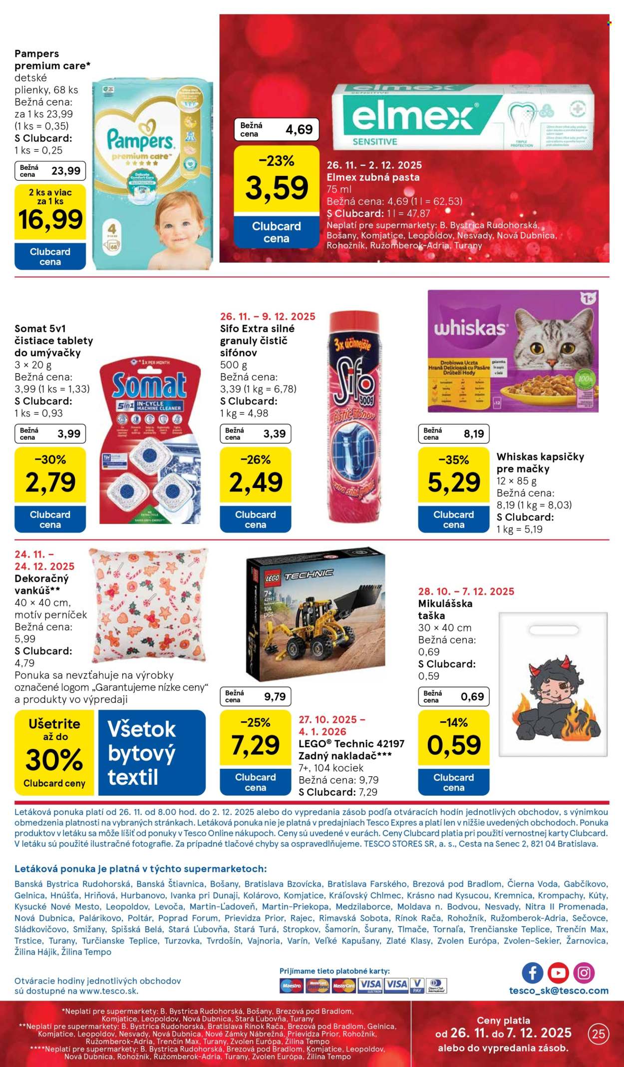 Leták TESCO supermarket - 26.11.2025 - 2.12.2025. Strana 25