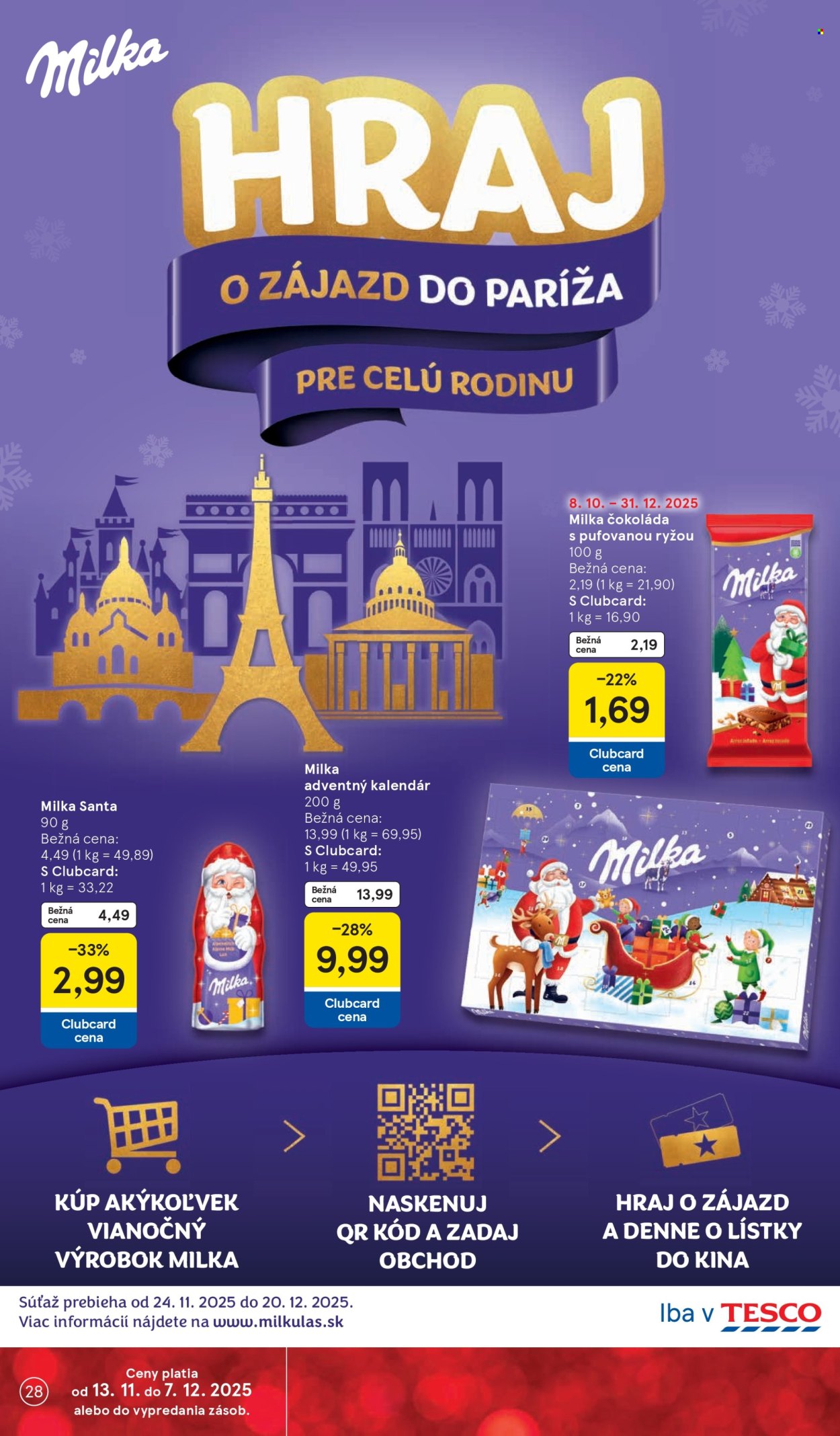 Leták TESCO supermarket - 26.11.2025 - 2.12.2025. Strana 28