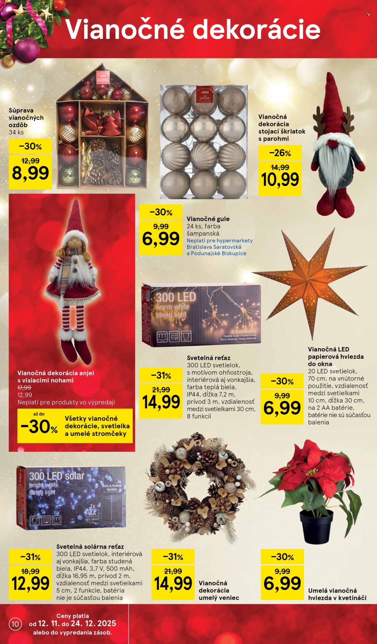 Leták TESCO hypermarket - 24.11.2025 - 26.12.2025. Strana 10