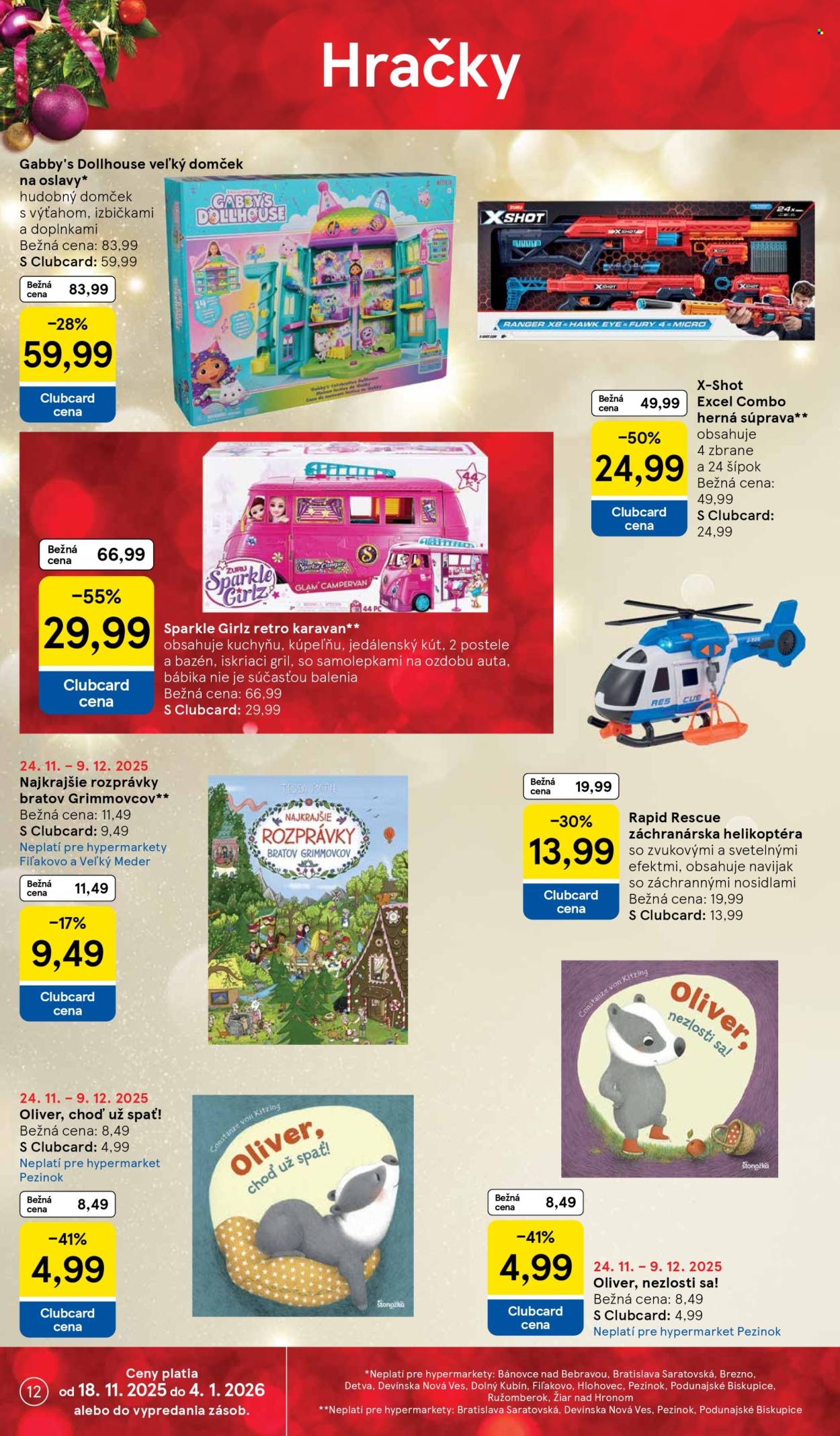 Leták TESCO hypermarket - 24.11.2025 - 26.12.2025. Strana 12