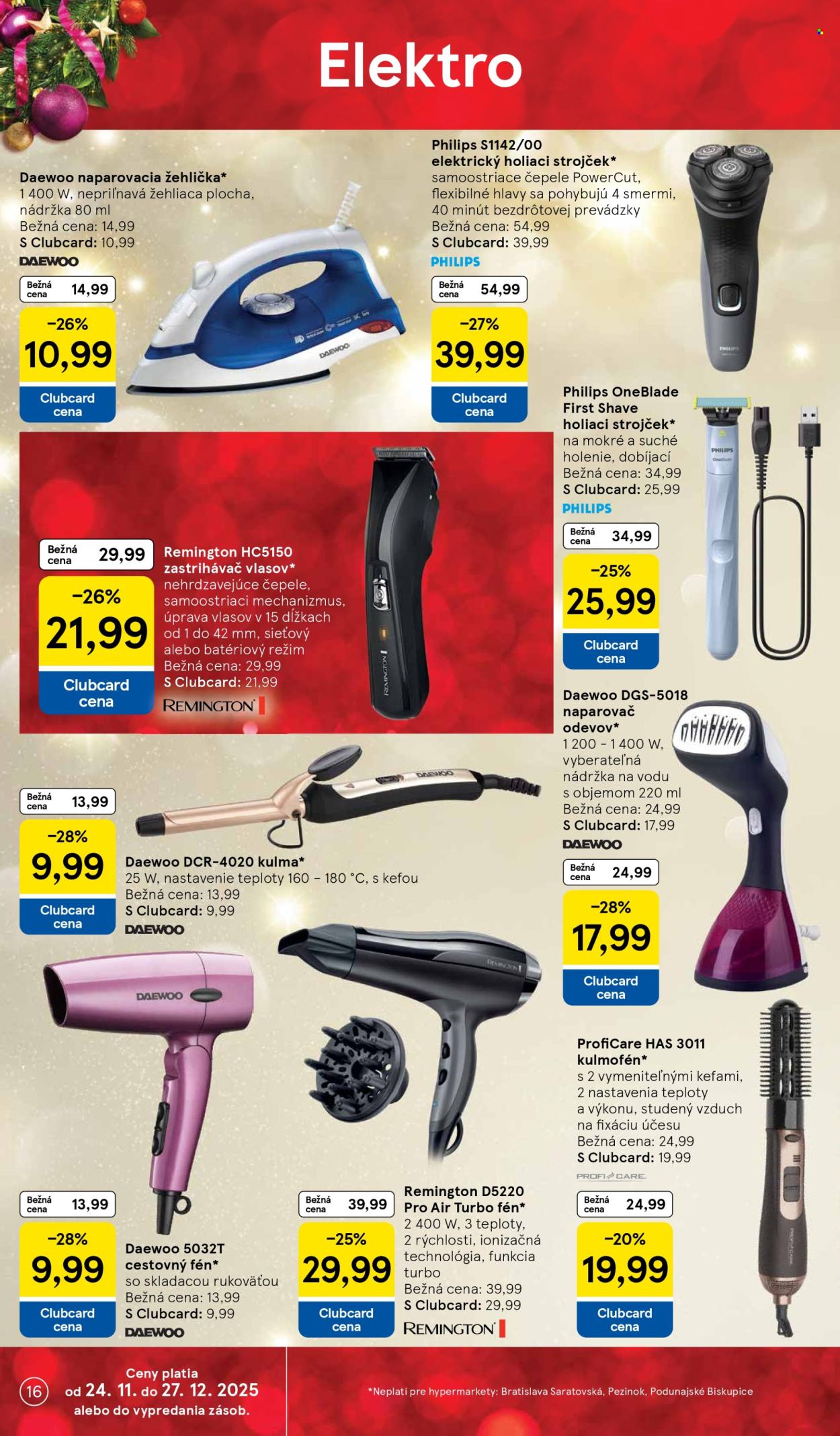 Leták TESCO hypermarket - 24.11.2025 - 26.12.2025. Strana 16