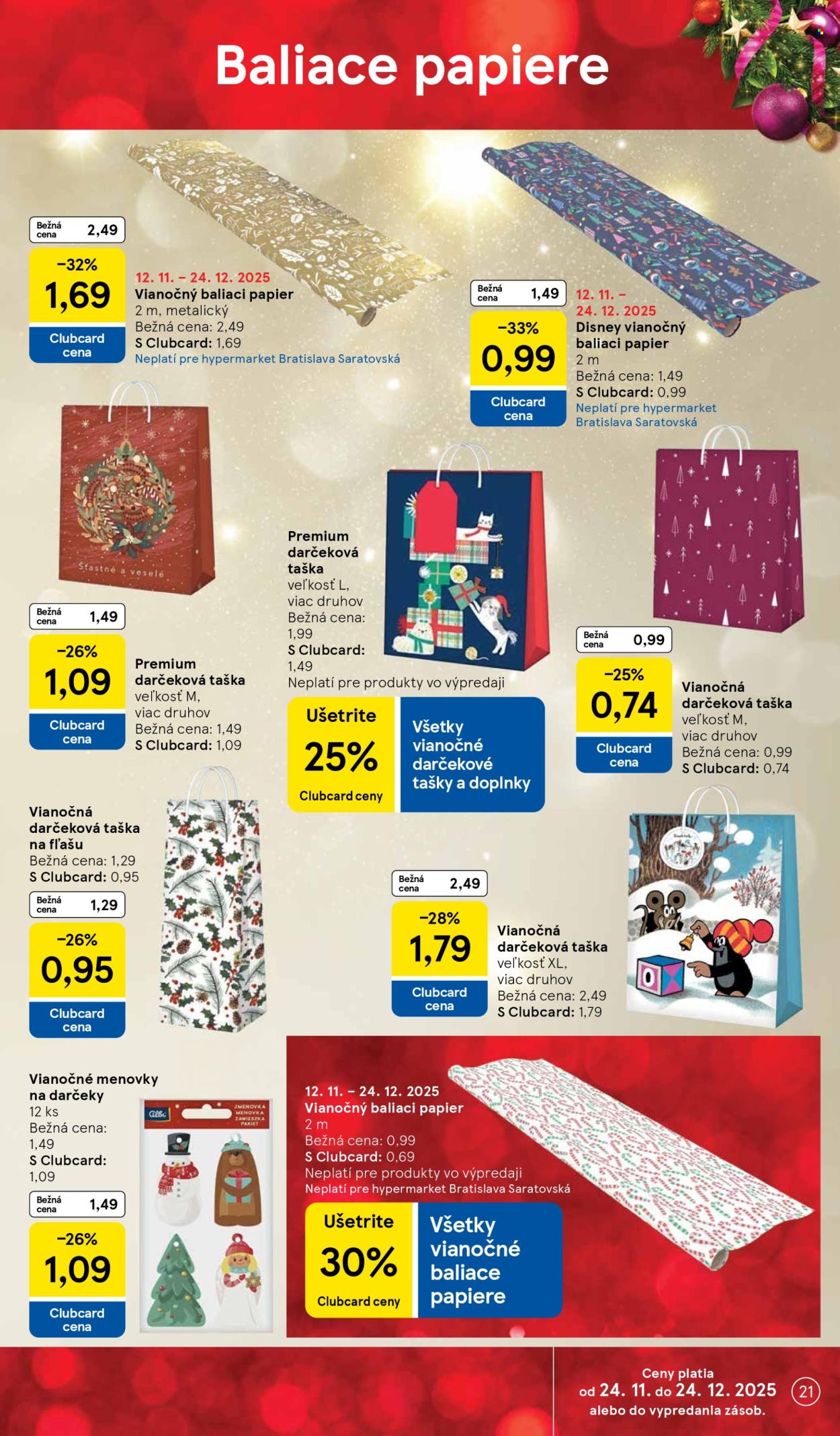 Leták TESCO hypermarket - 24.11.2025 - 26.12.2025. Strana 21