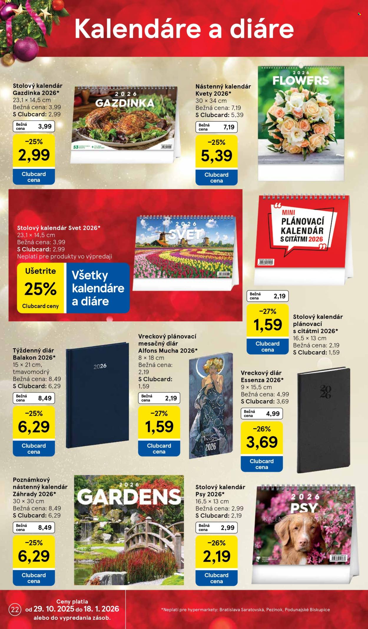 Leták TESCO hypermarket - 24.11.2025 - 26.12.2025. Strana 22