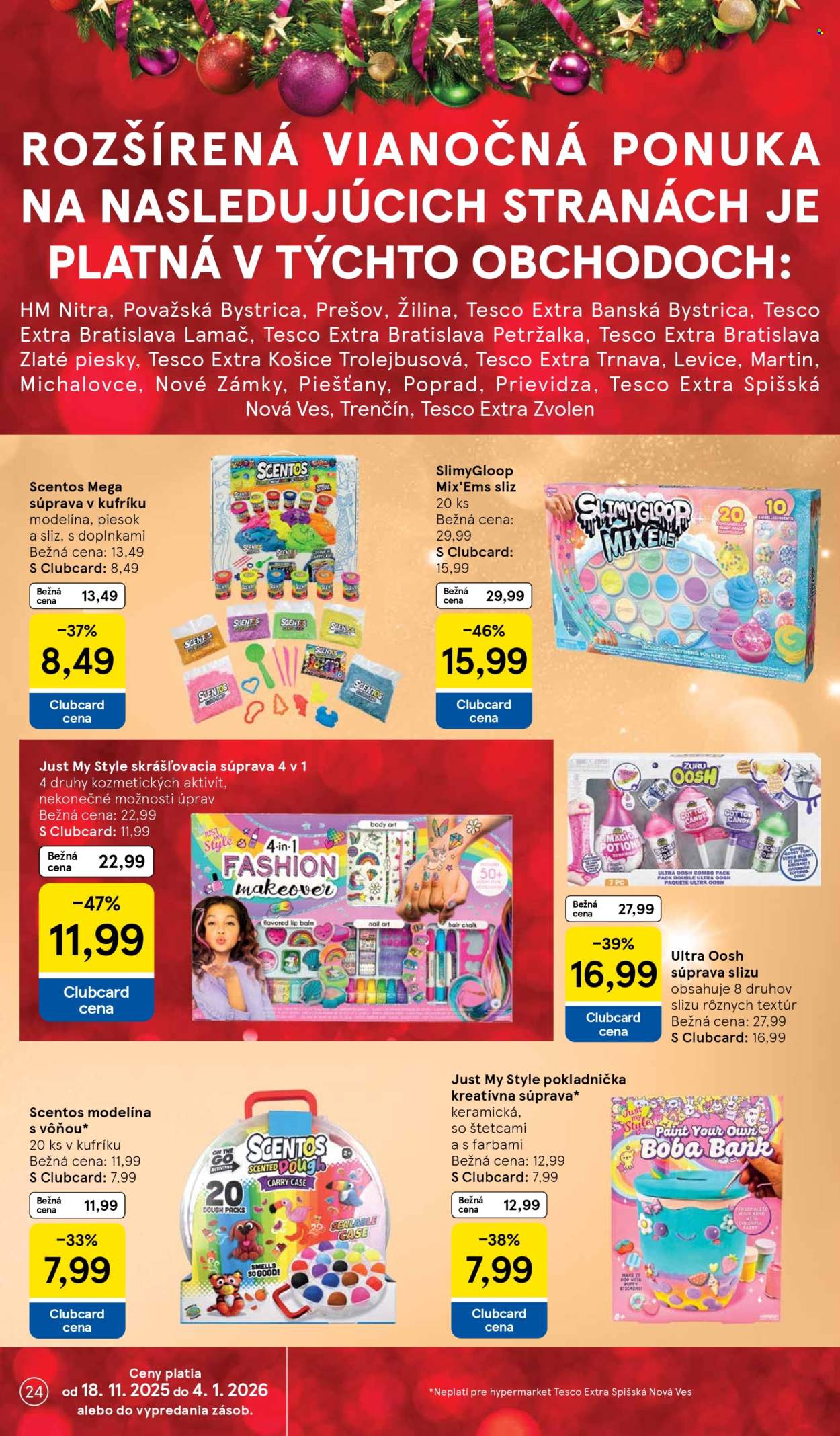 Leták TESCO hypermarket - 24.11.2025 - 26.12.2025. Strana 24