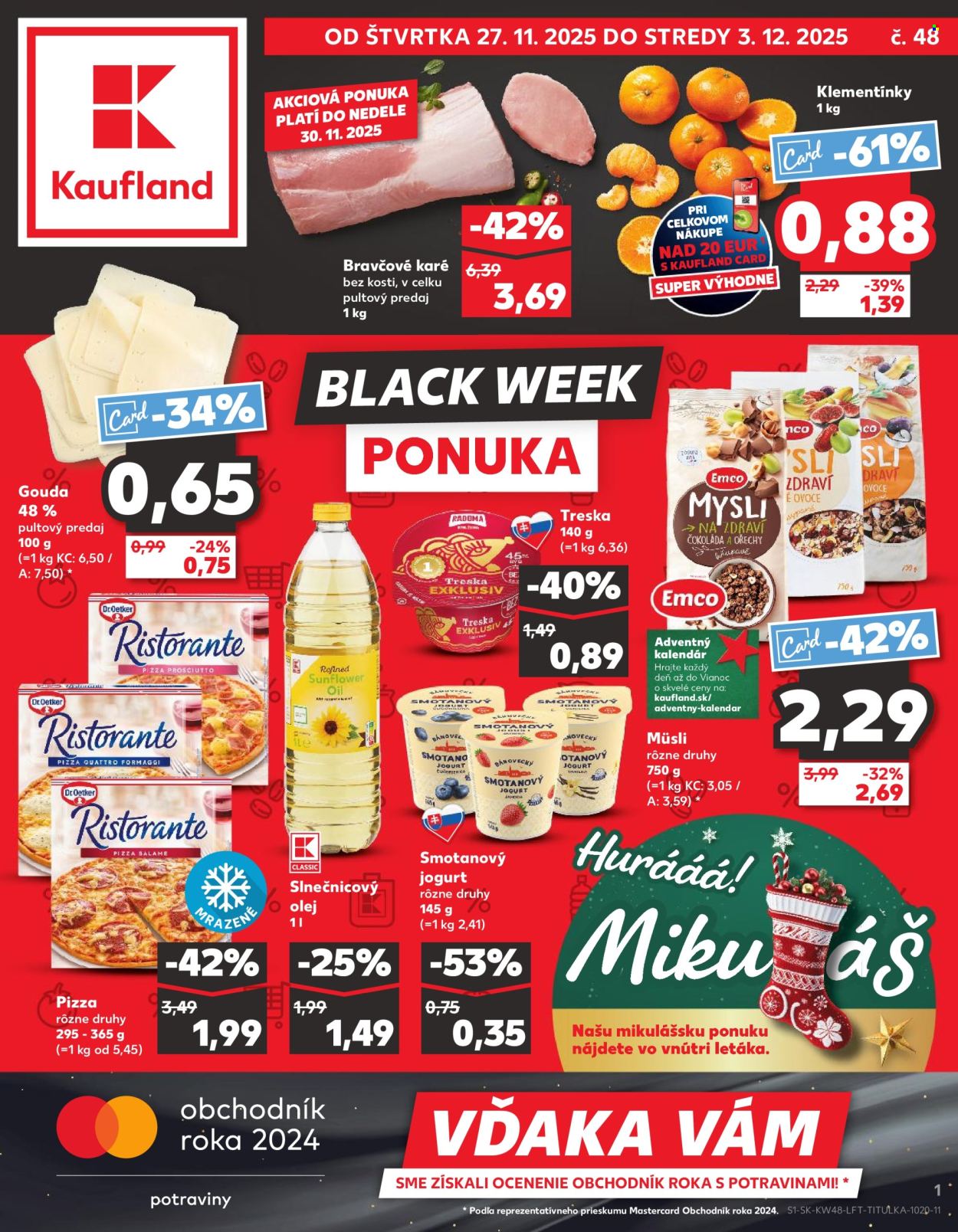 Leták Kaufland - 27.11.2025 - 3.12.2025. Strana 1