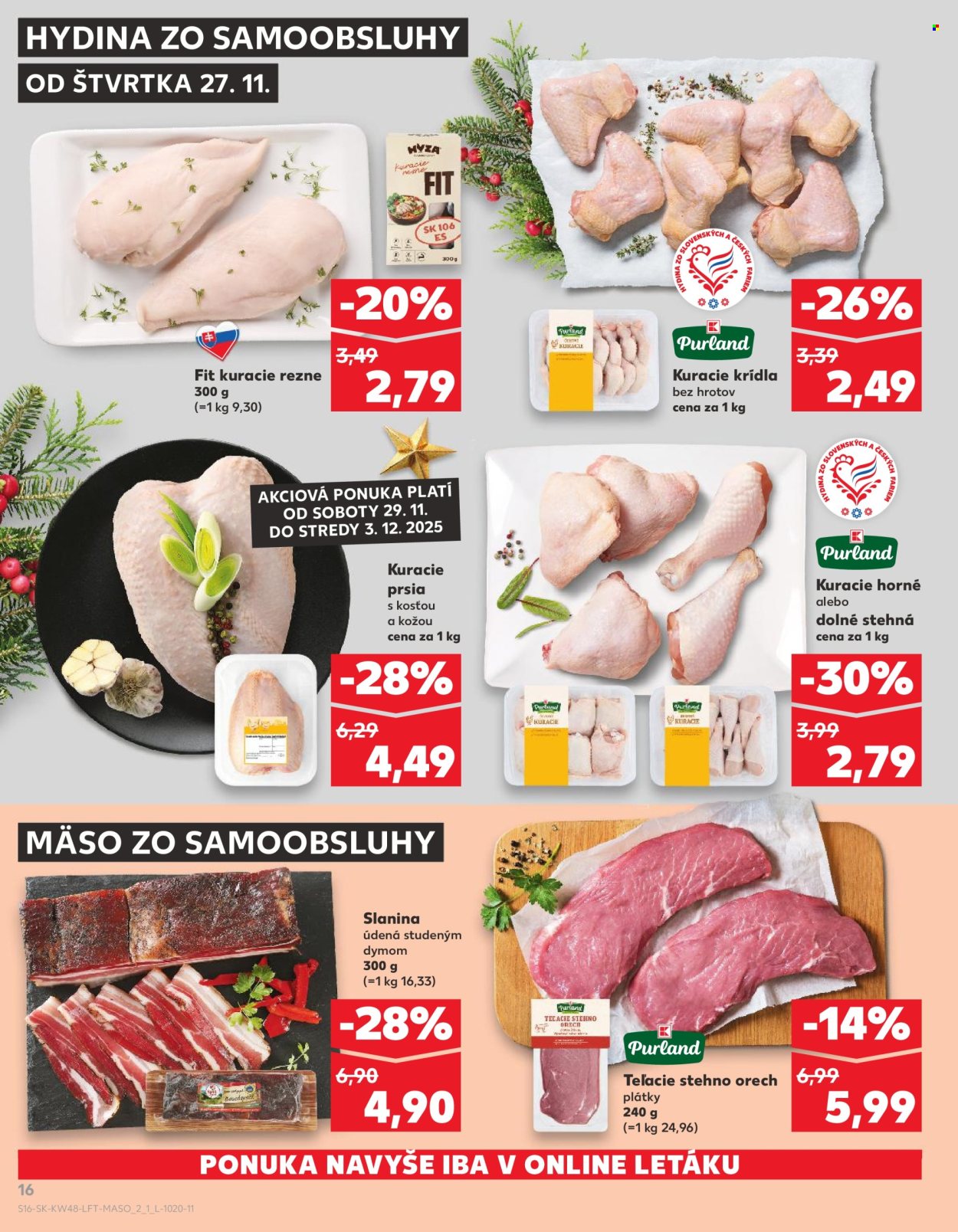 Leták Kaufland - 27.11.2025 - 3.12.2025. Strana 16