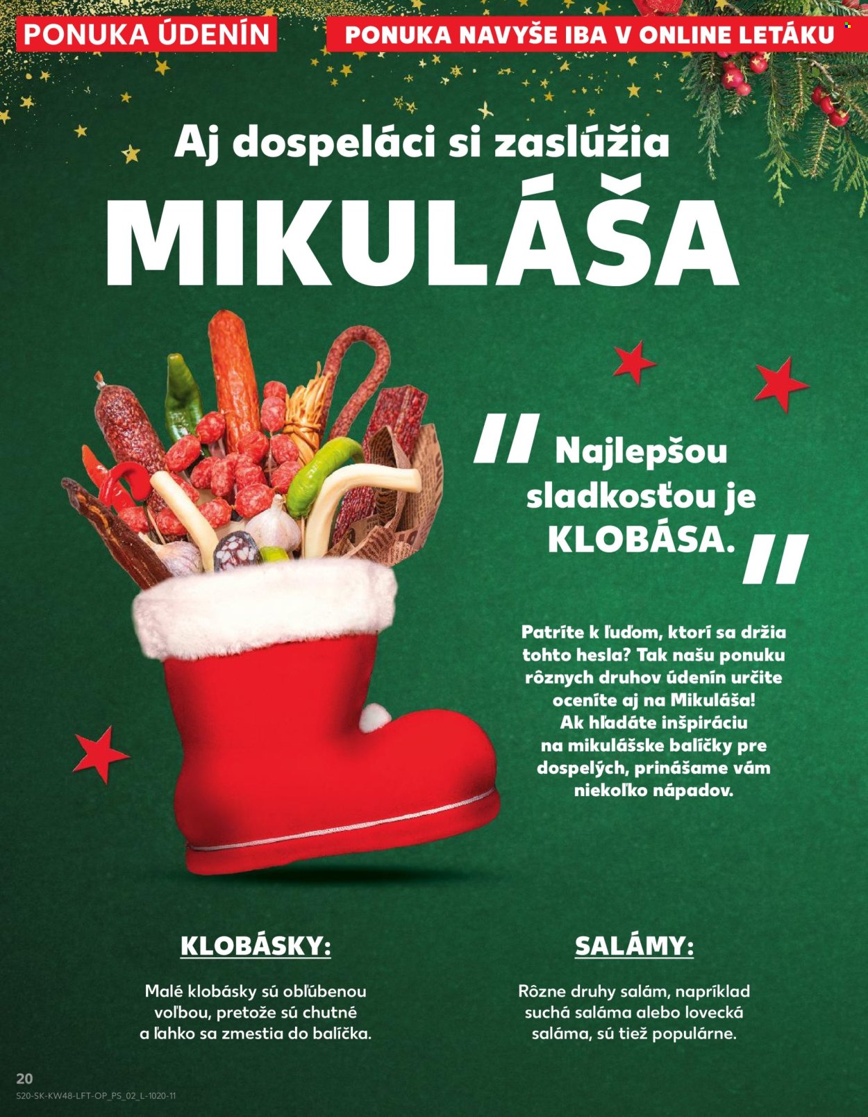 Leták Kaufland - 27.11.2025 - 3.12.2025. Strana 20
