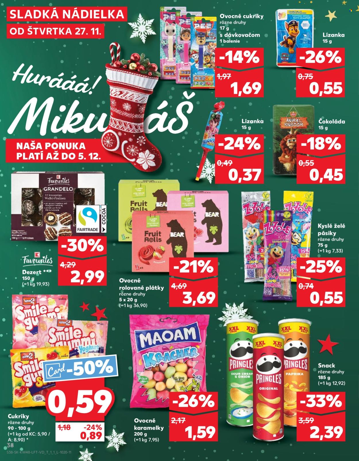Leták Kaufland - 27.11.2025 - 3.12.2025. Strana 38