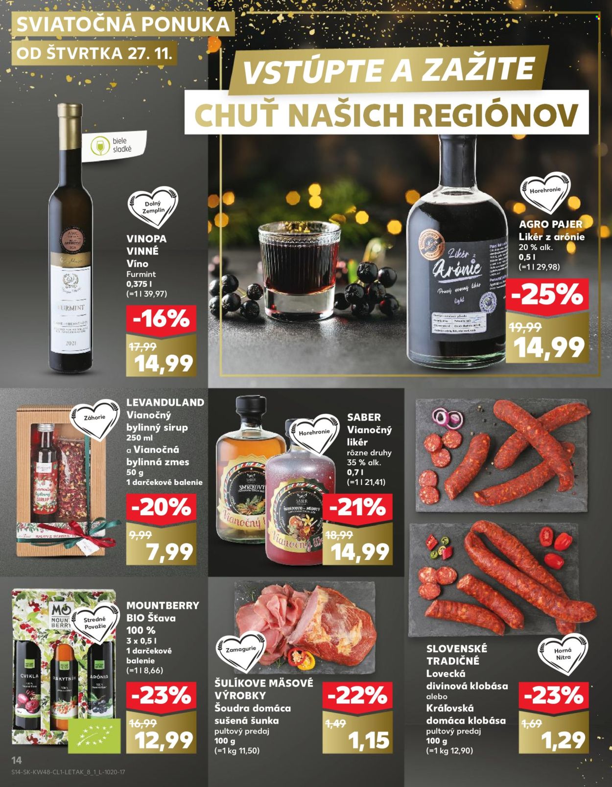Leták Kaufland - 27.11.2025 - 24.12.2025. Strana 14