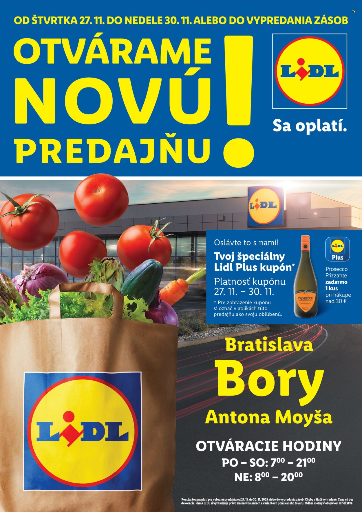 Leták Lidl - 27.11.2025 - 30.11.2025. Strana 1