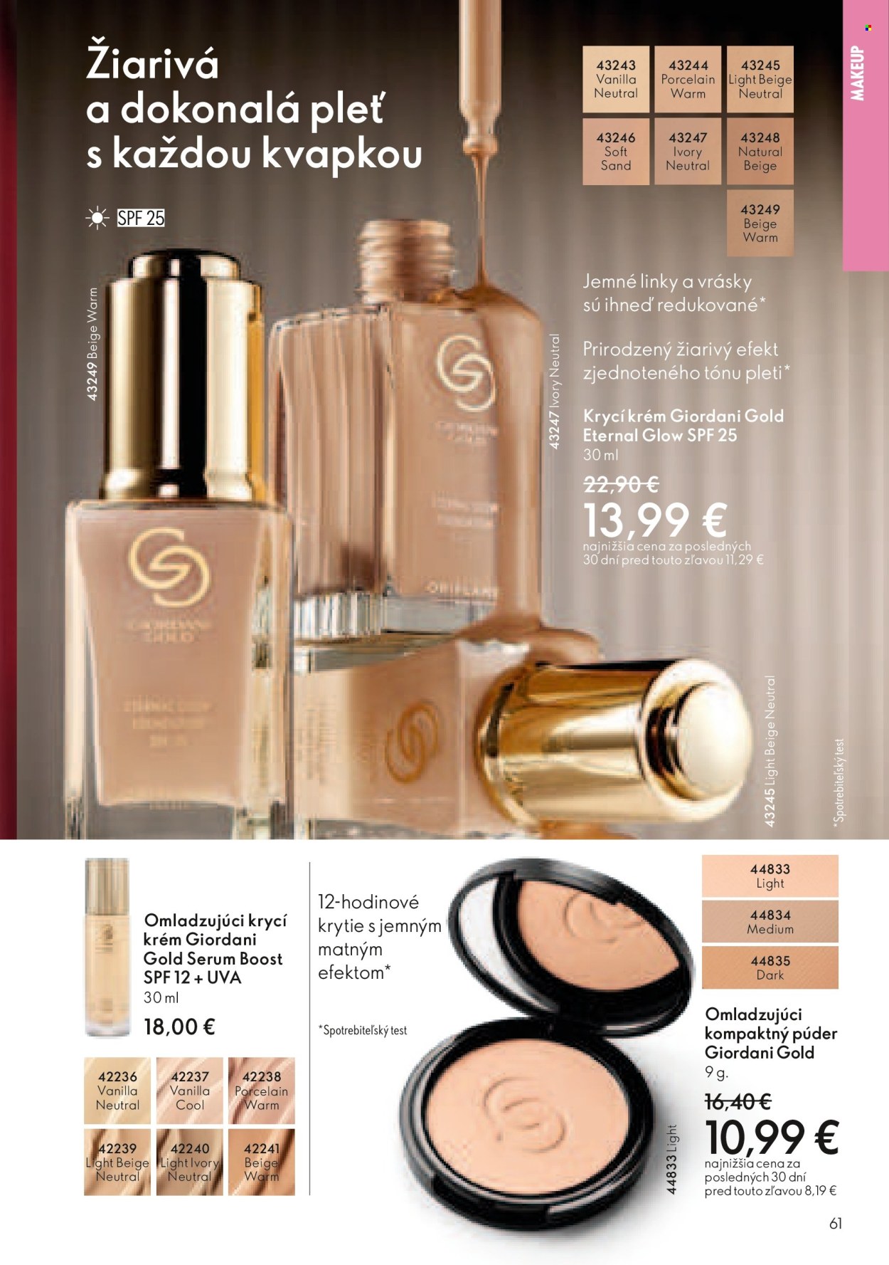 Leták Oriflame - 3.12.2025 - 23.12.2025. Strana 61