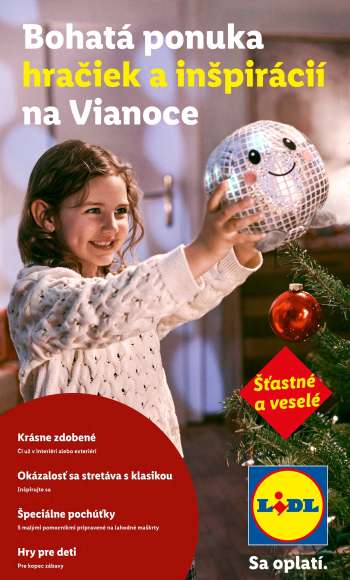 Leták Lidl.