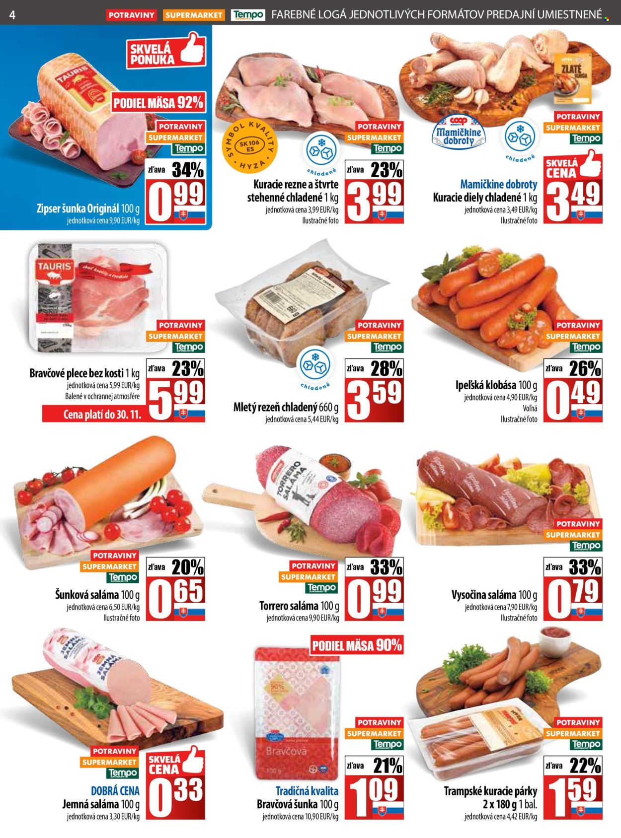 Leták COOP Jednota - 27.11.2025 - 3.12.2025. Strana 4